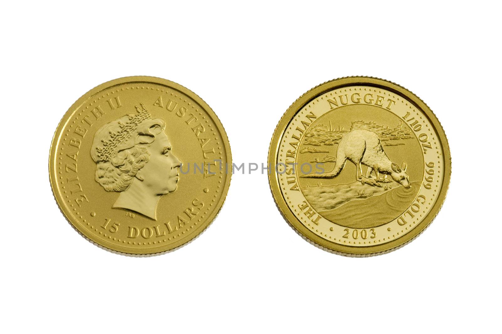fifteen australian dollars (gold) by Sazonoff