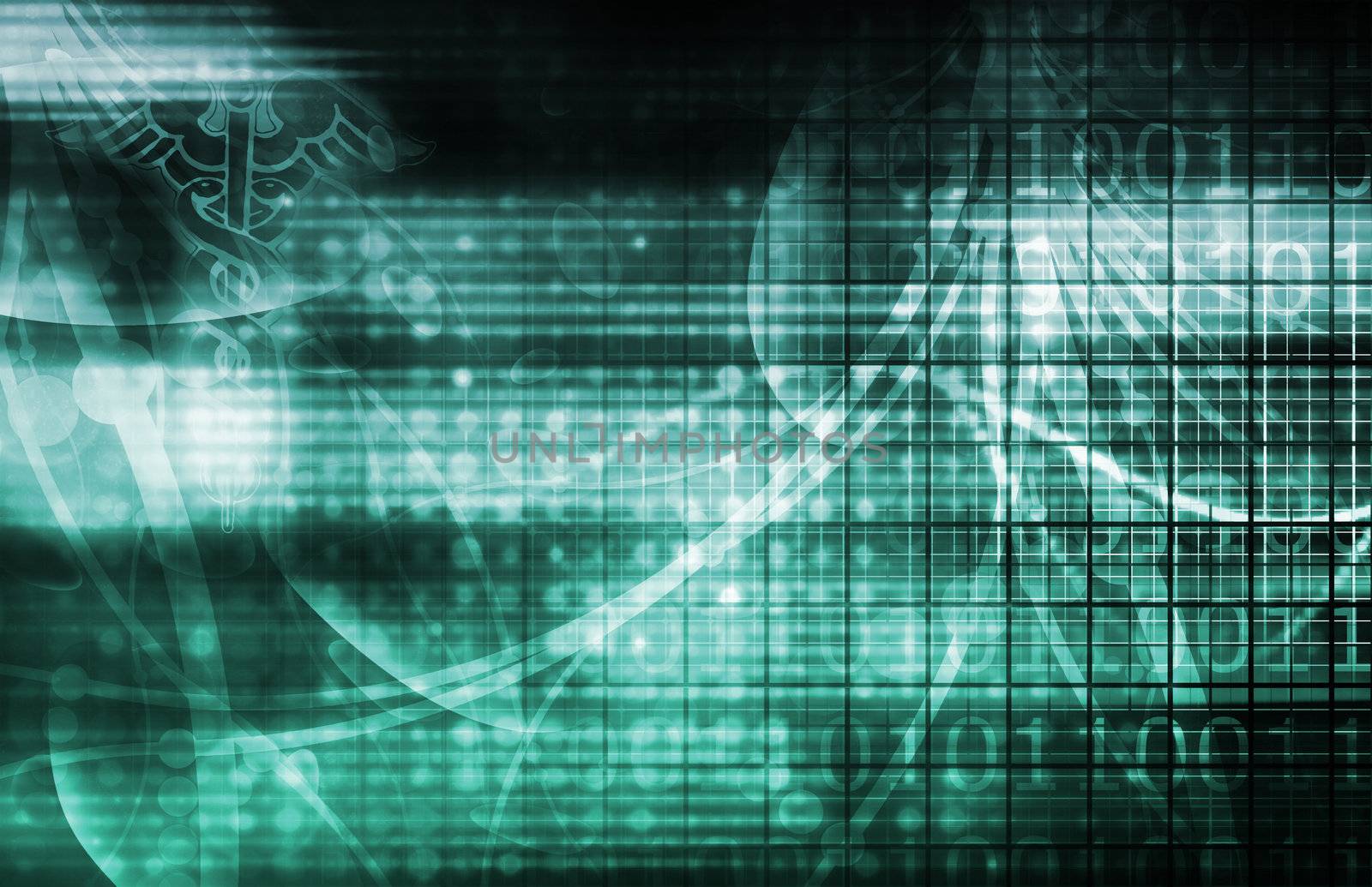 Medical Industry Background Technology as a Art