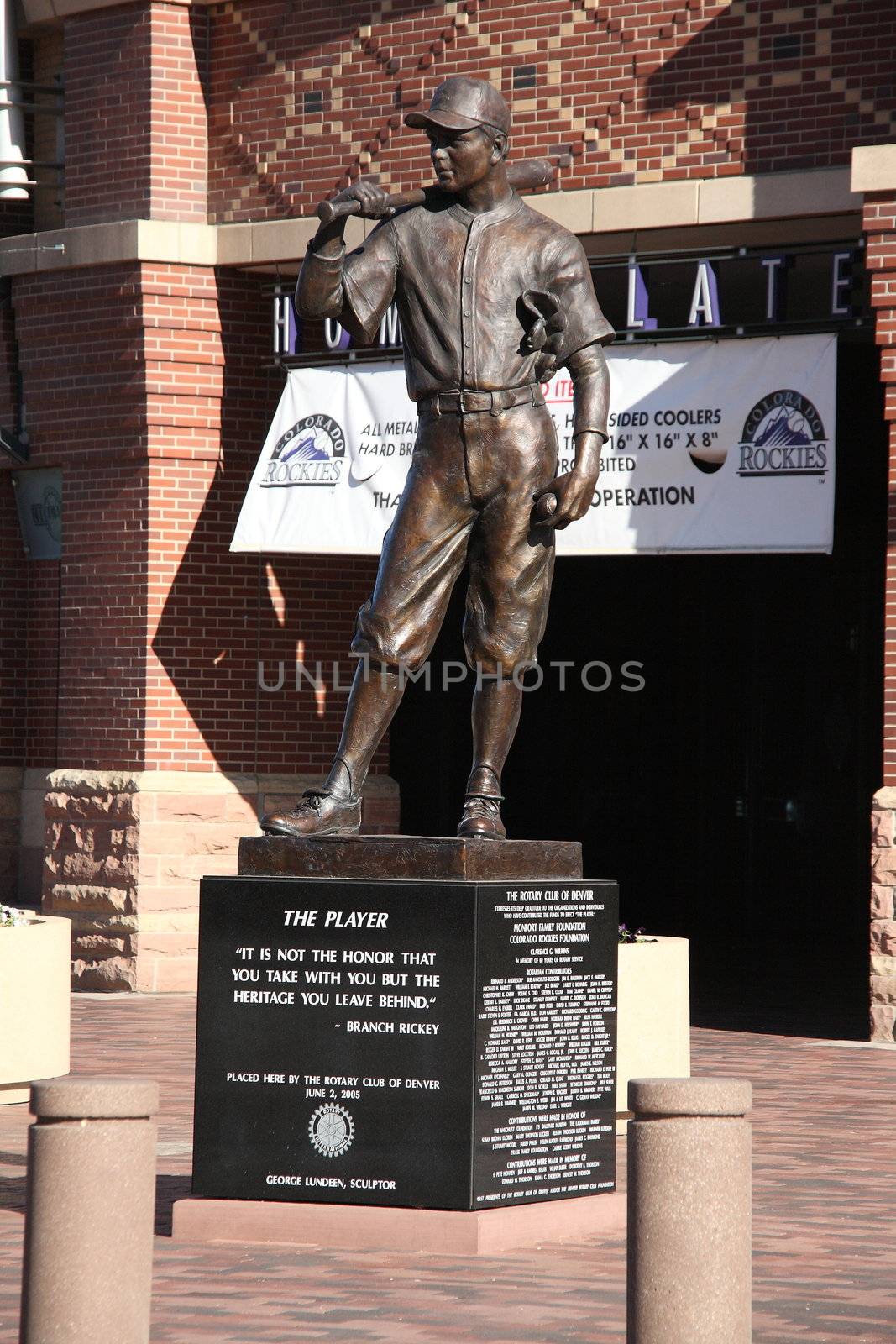 Coors Field - Baseball Player by Ffooter