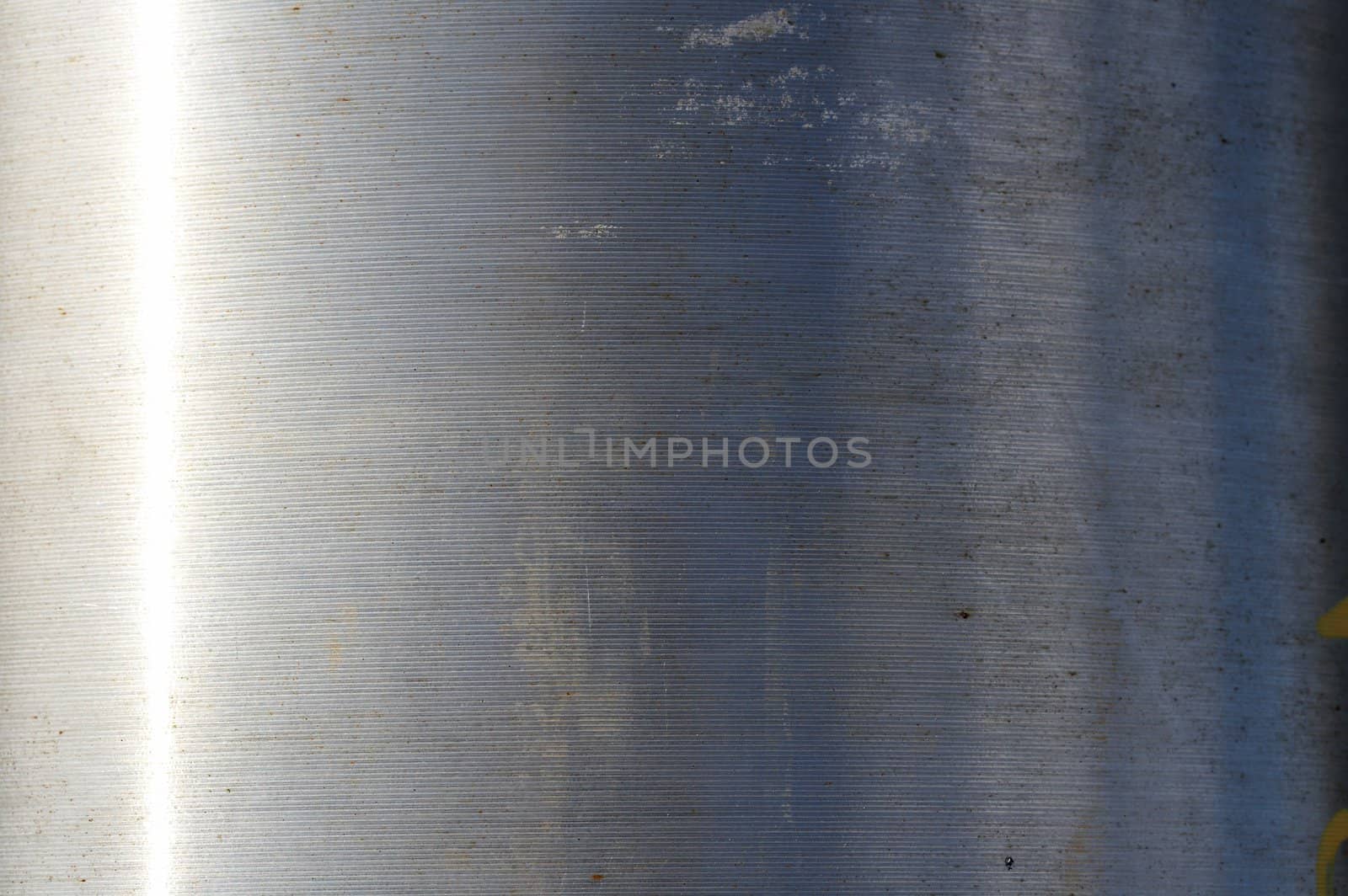 a close up picture of metal pipe