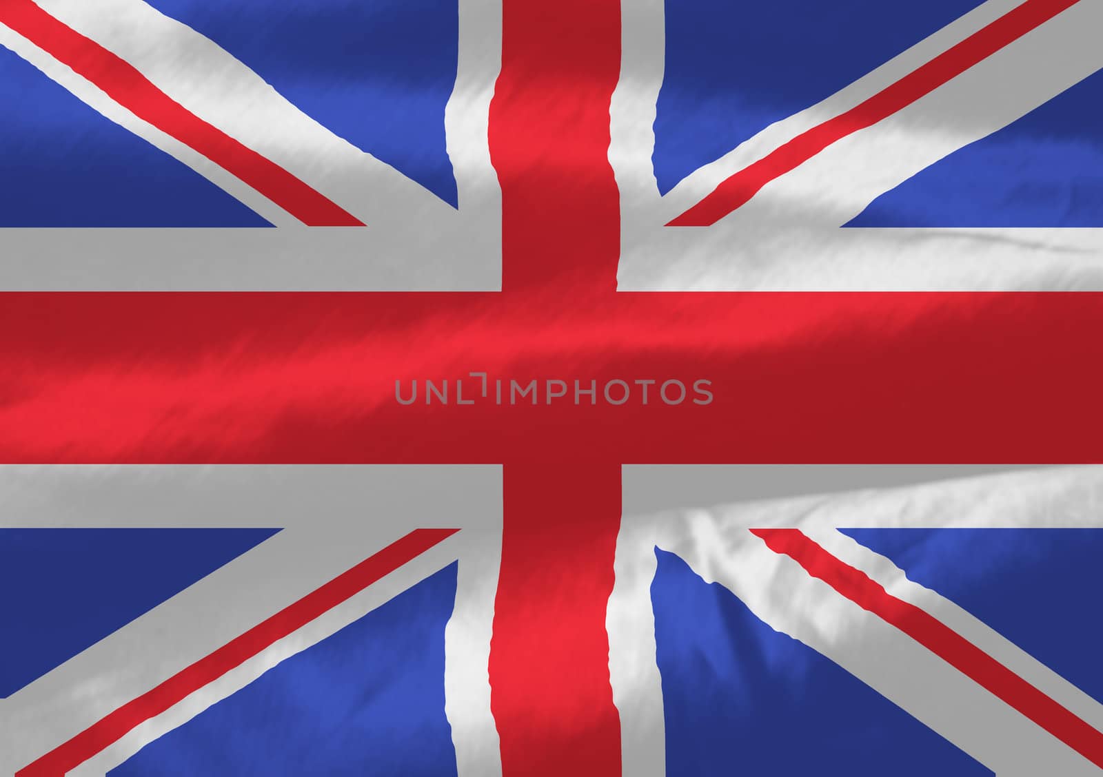 Illustrated version of the british flag ideal for a background