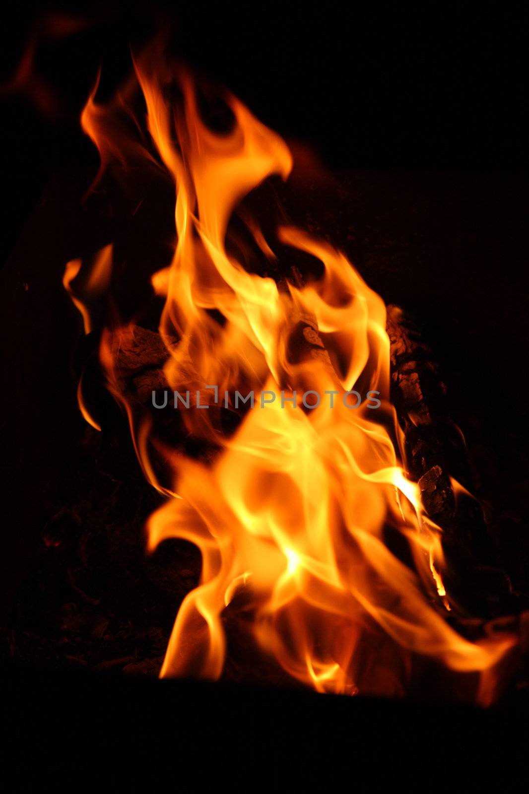 bonfire flame by Mikko
