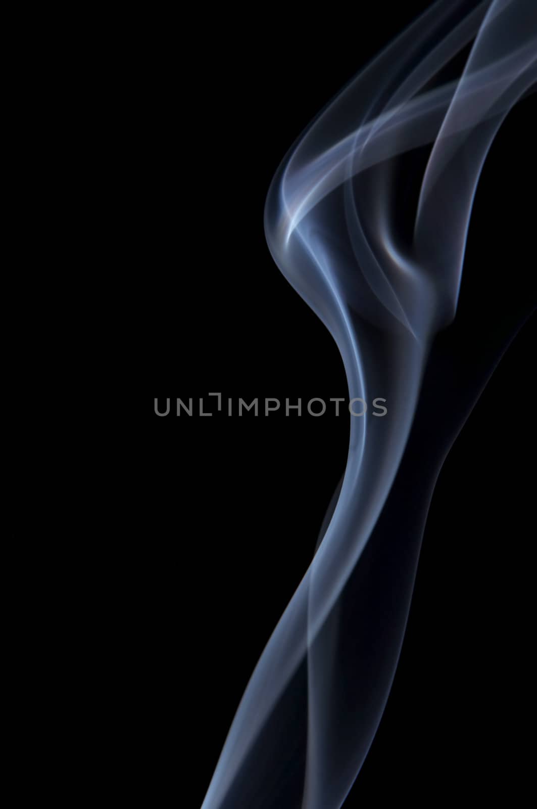 Abstract shot of the smoke