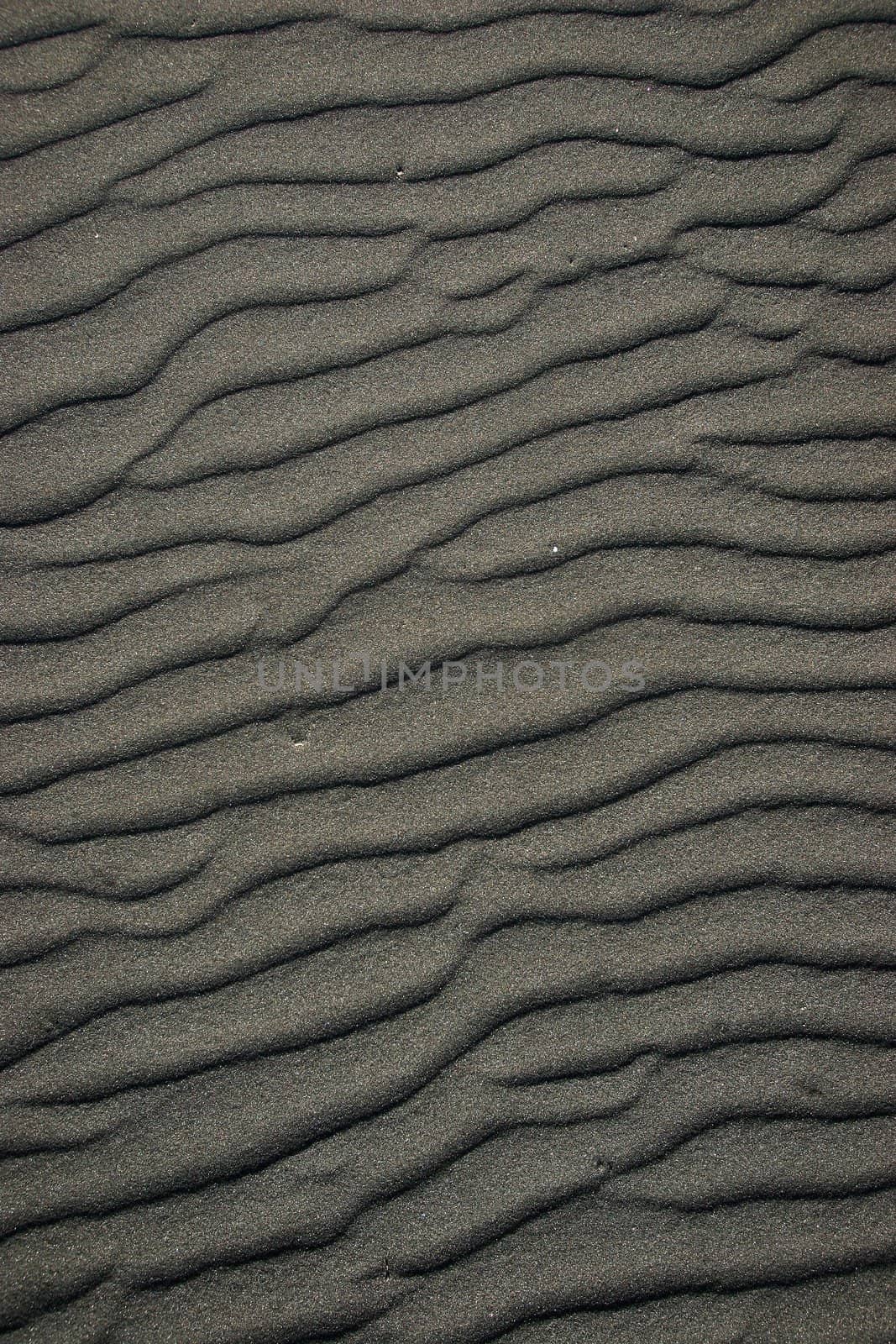 Waves in beach sand