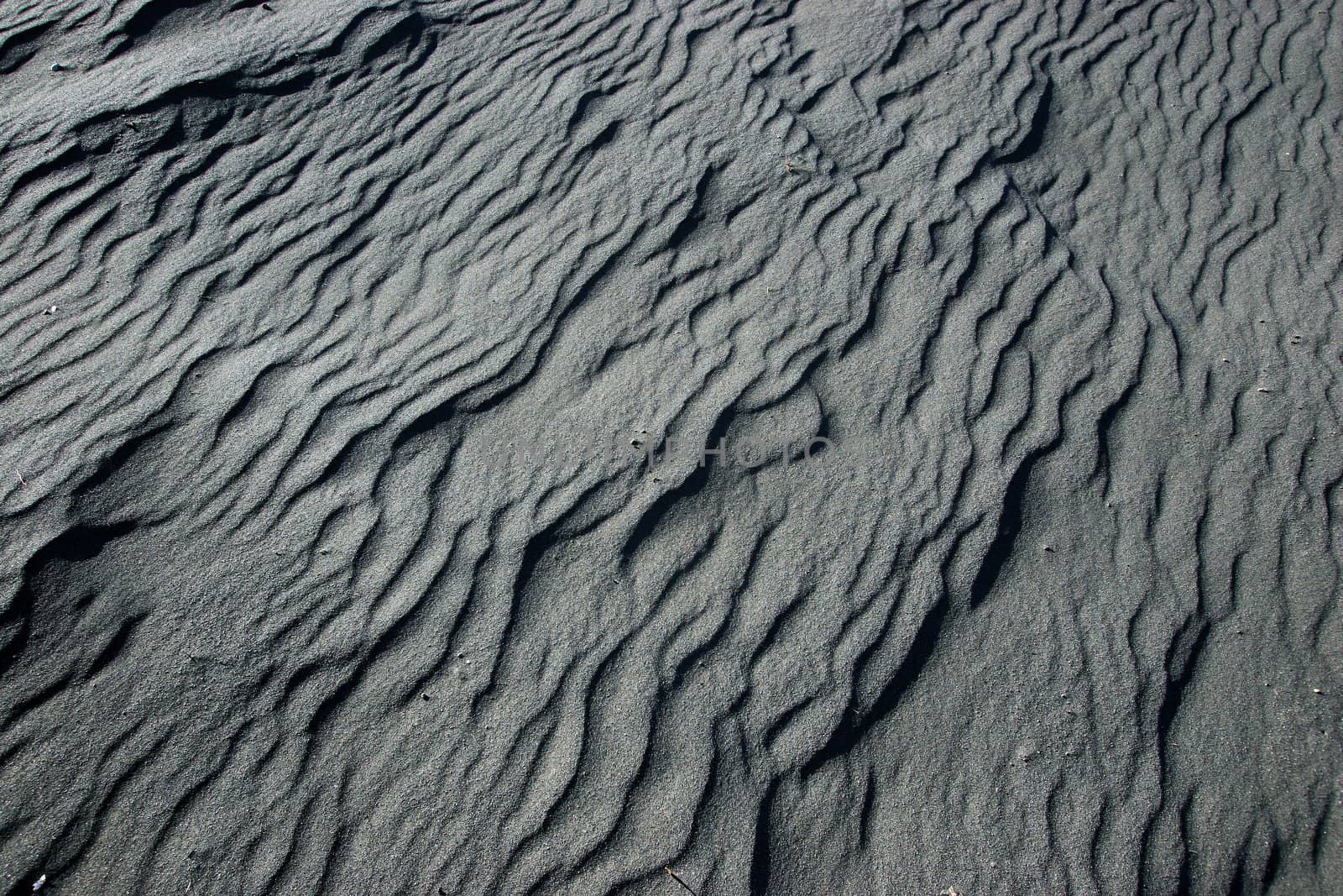 wave texture in beach sand