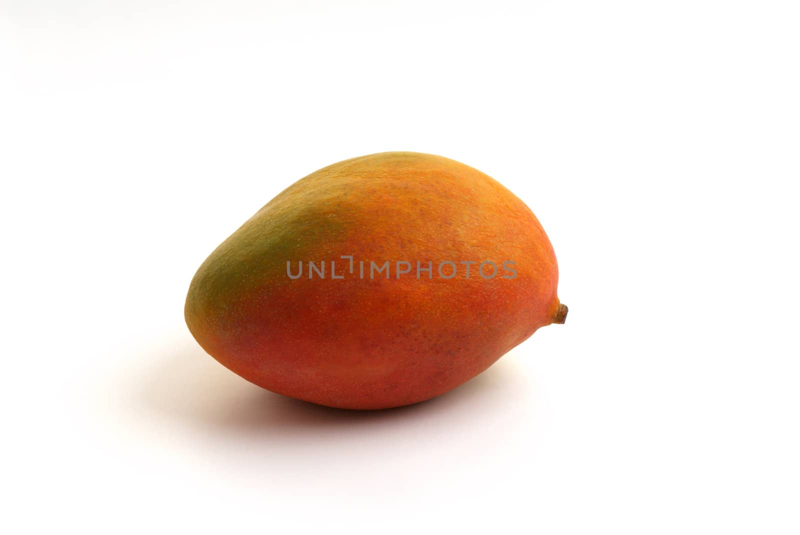 Full mango isolated on white background 