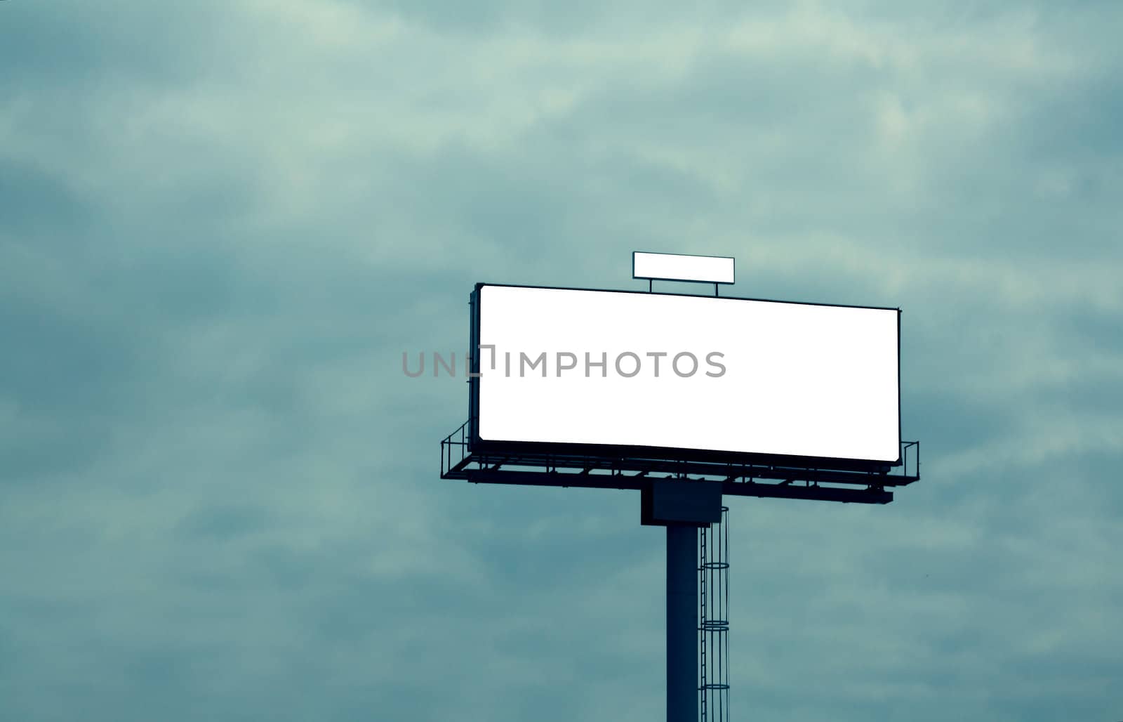 Outdoor advertising billboard, add your text on the empty space