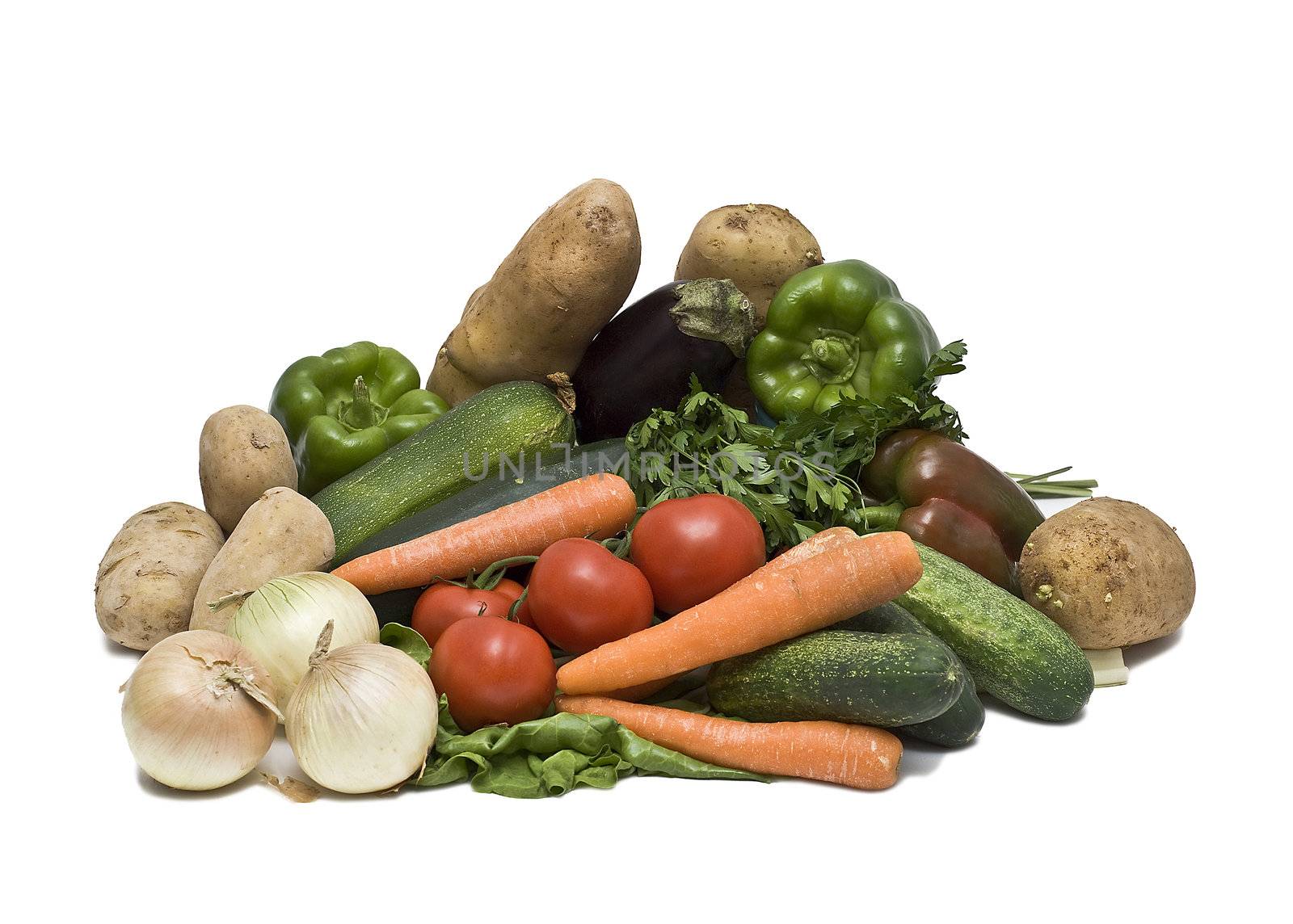 Mixed vegetables.