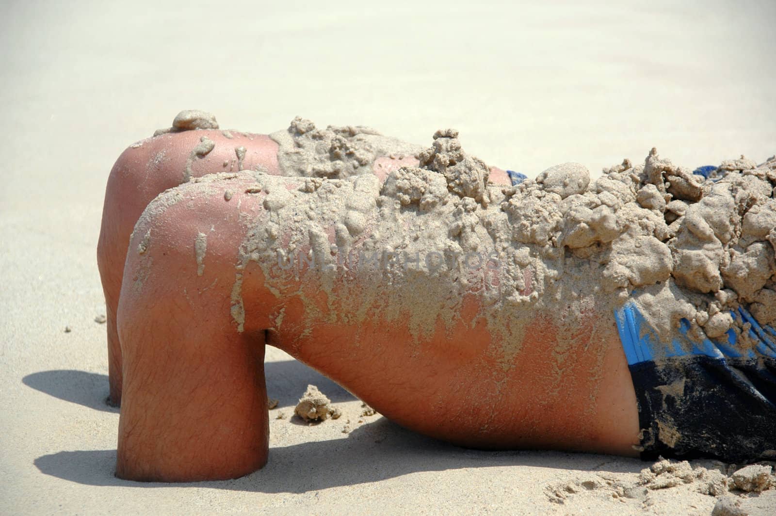 Feet in the sand