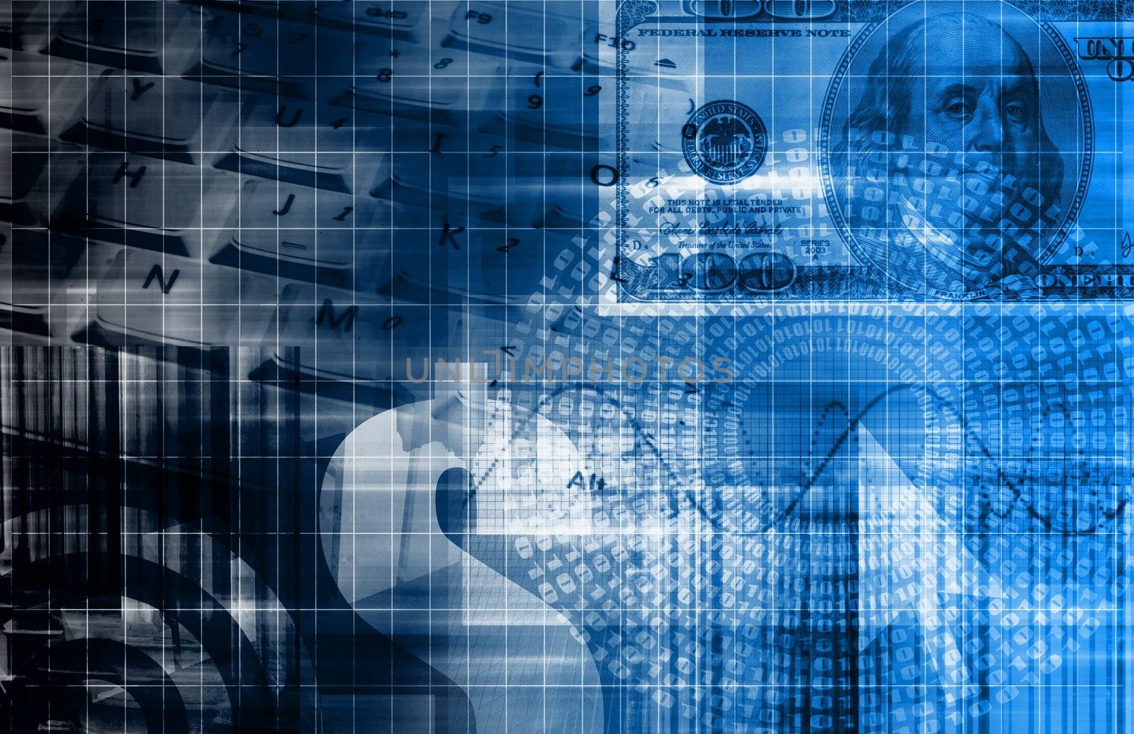 A Money Technology Business Background as Art