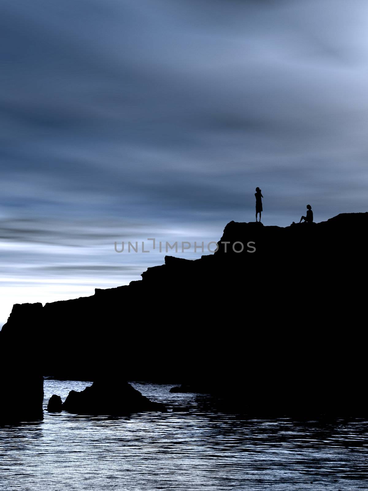 Beach landscape by Iko