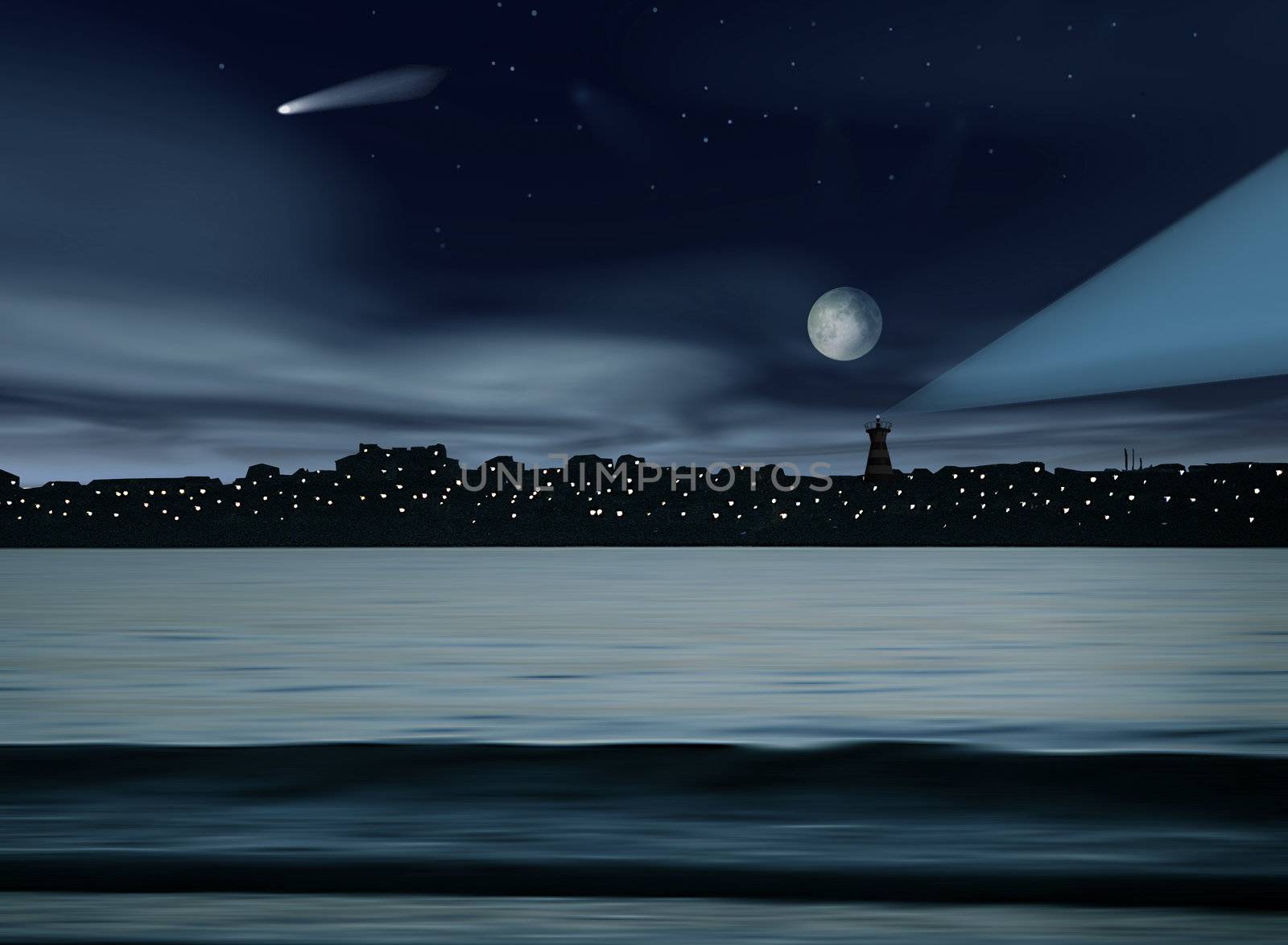 Night scene by Iko