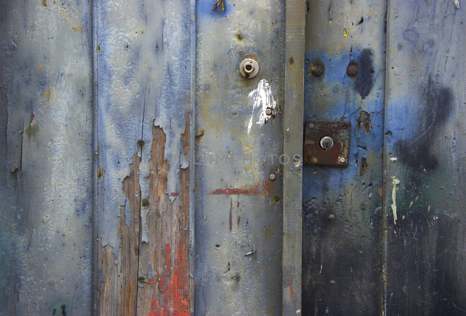 Old door (great colored background)