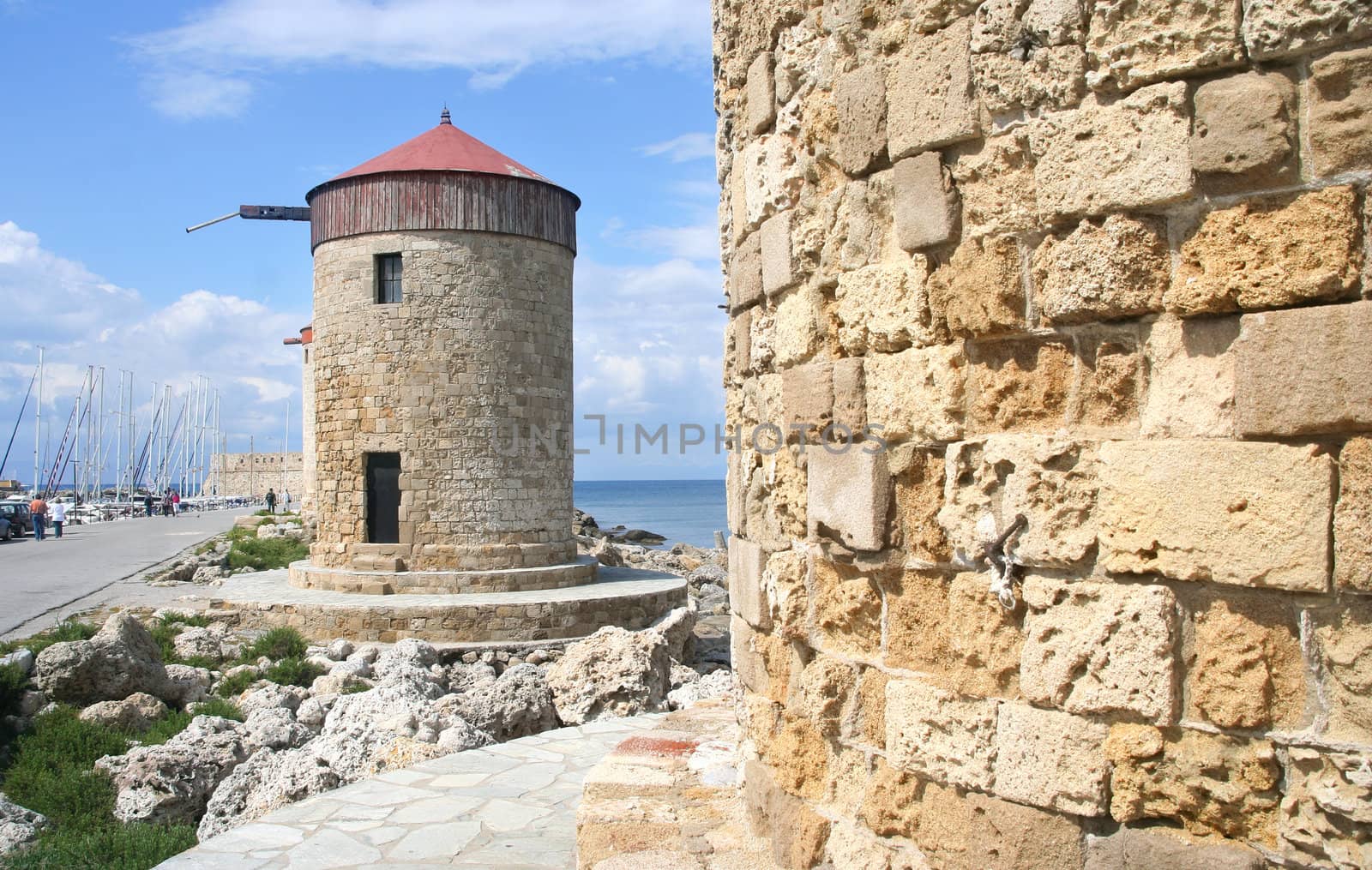 Stone mills of Rhodes, Greece