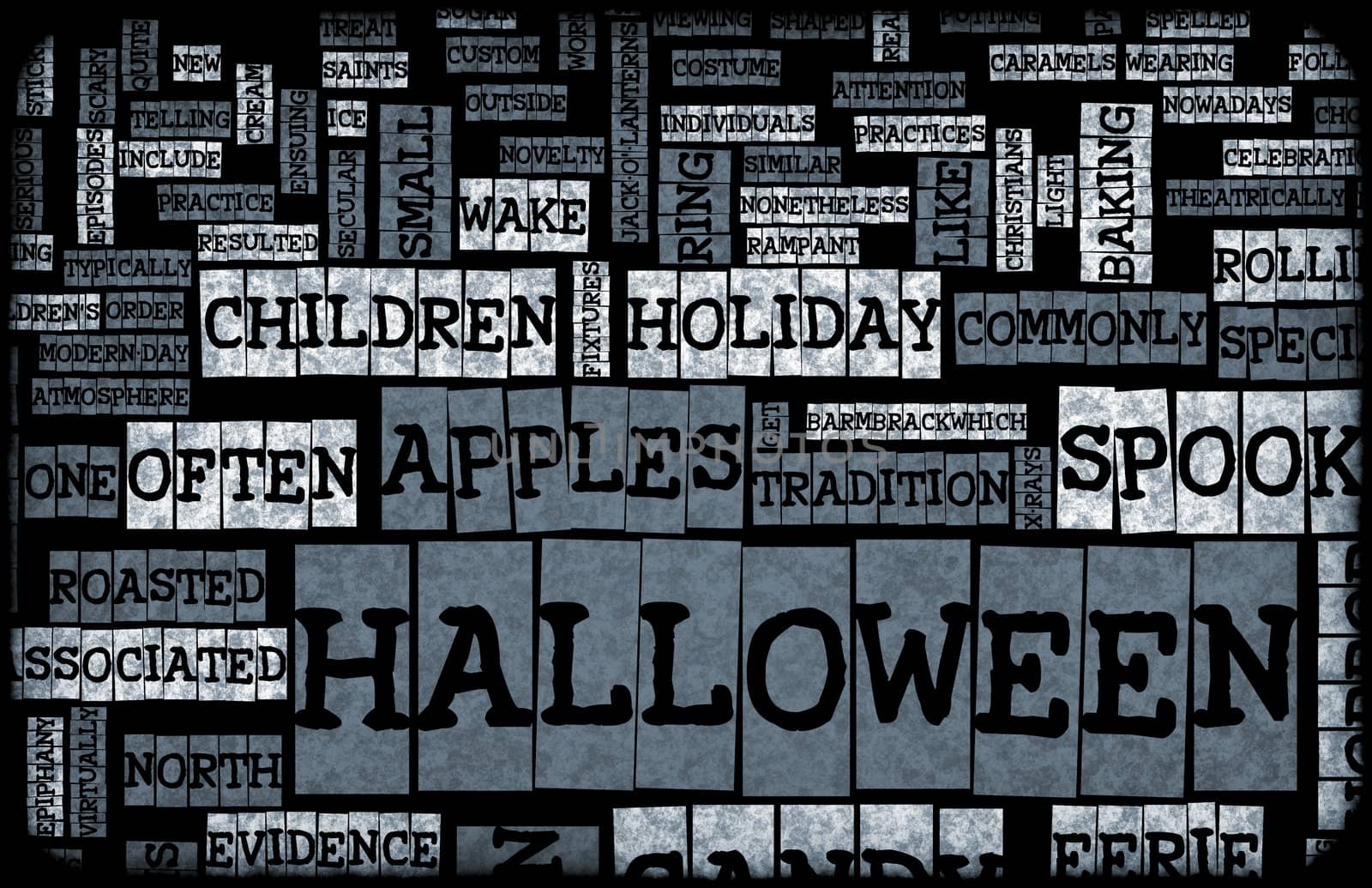 Halloween Art Background Black Orange and White