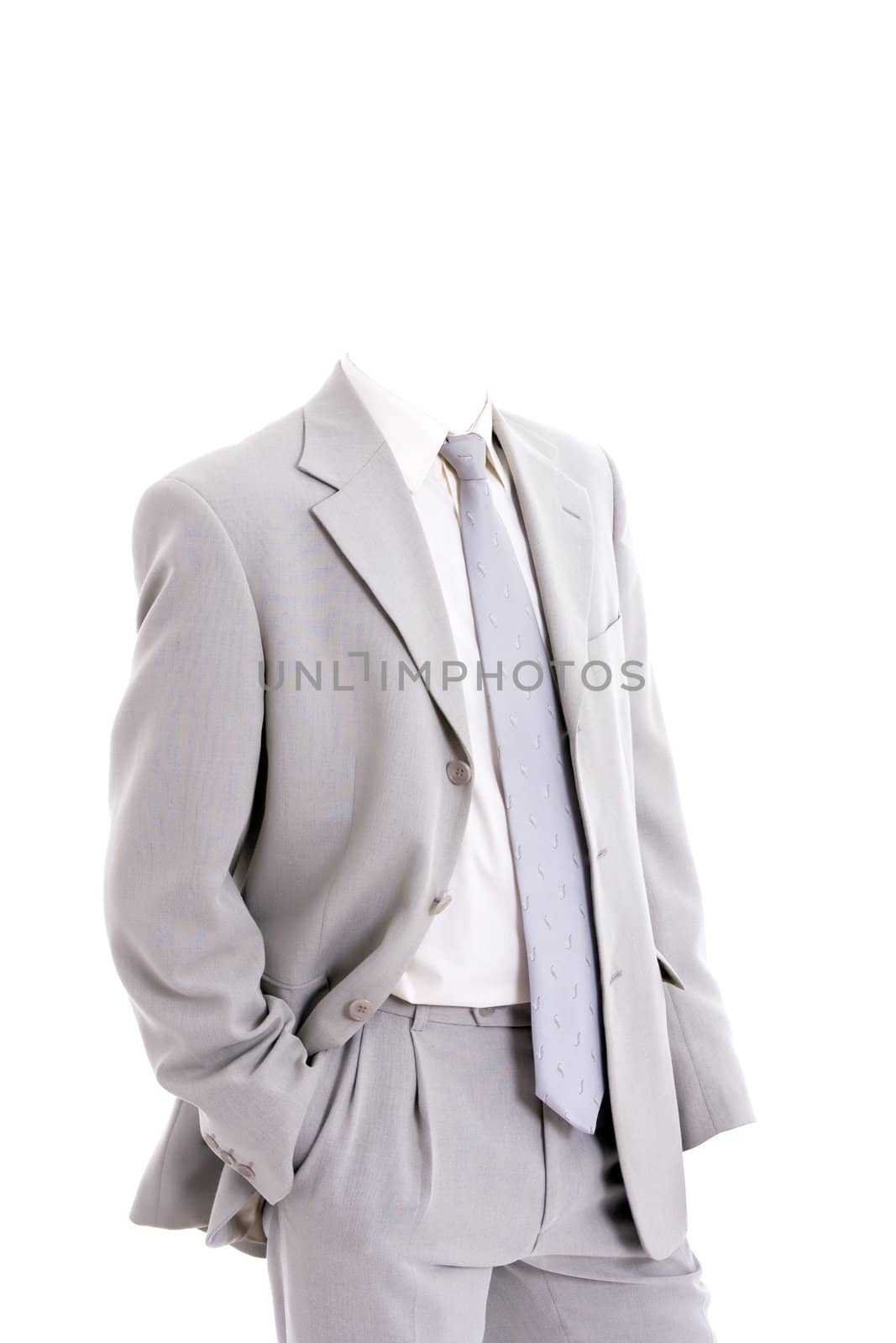 young business men portrait on white background
