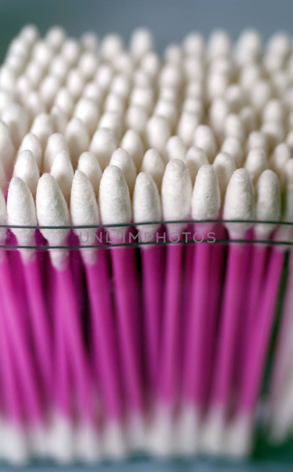 A photograph of cotton buds with artistic blur