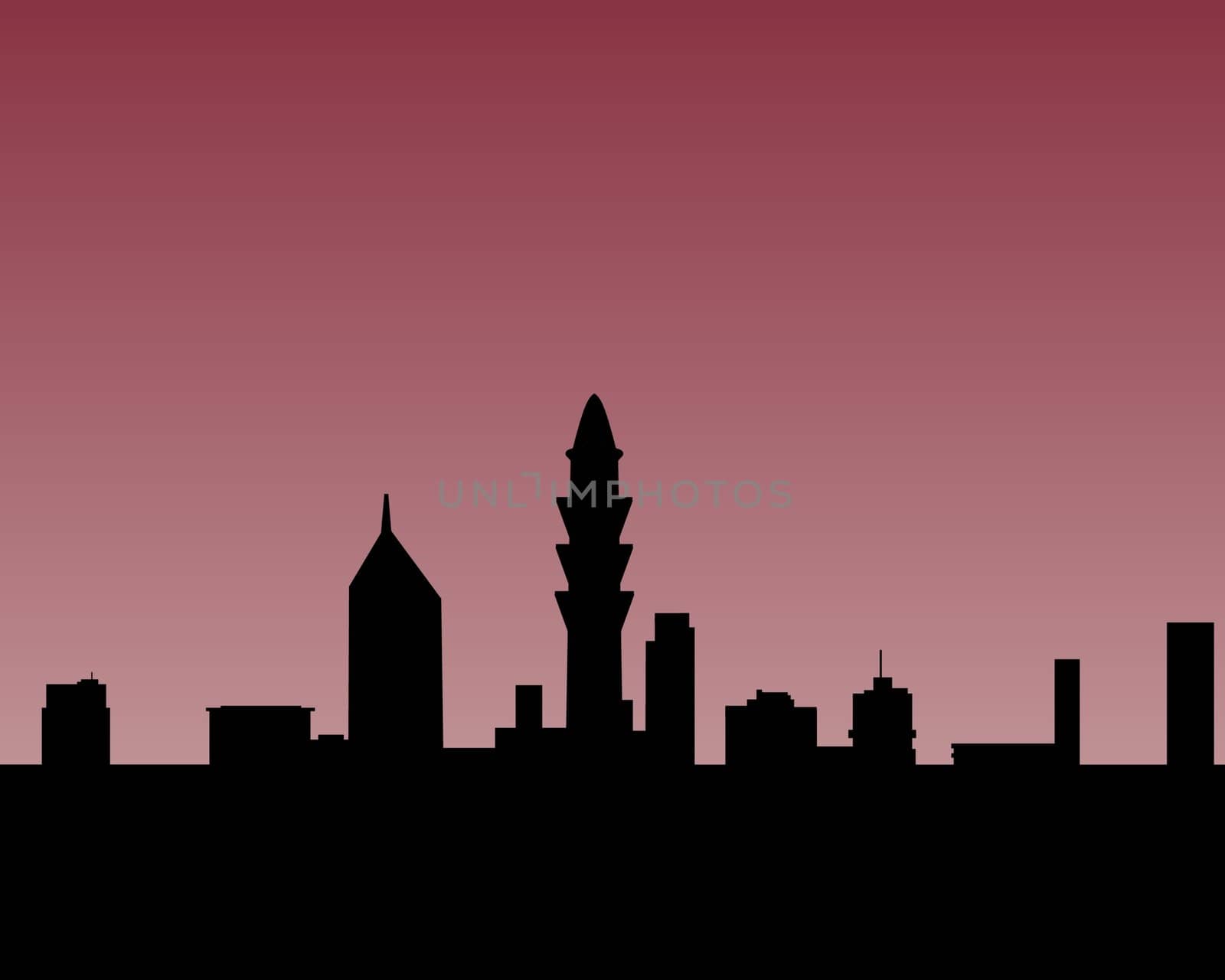 City skyline illustration
