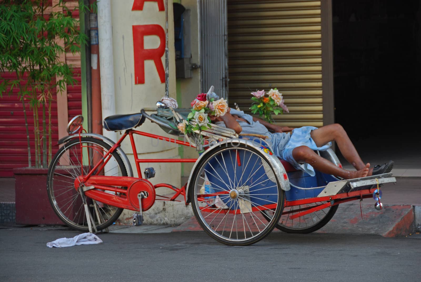 Trishaw on the street