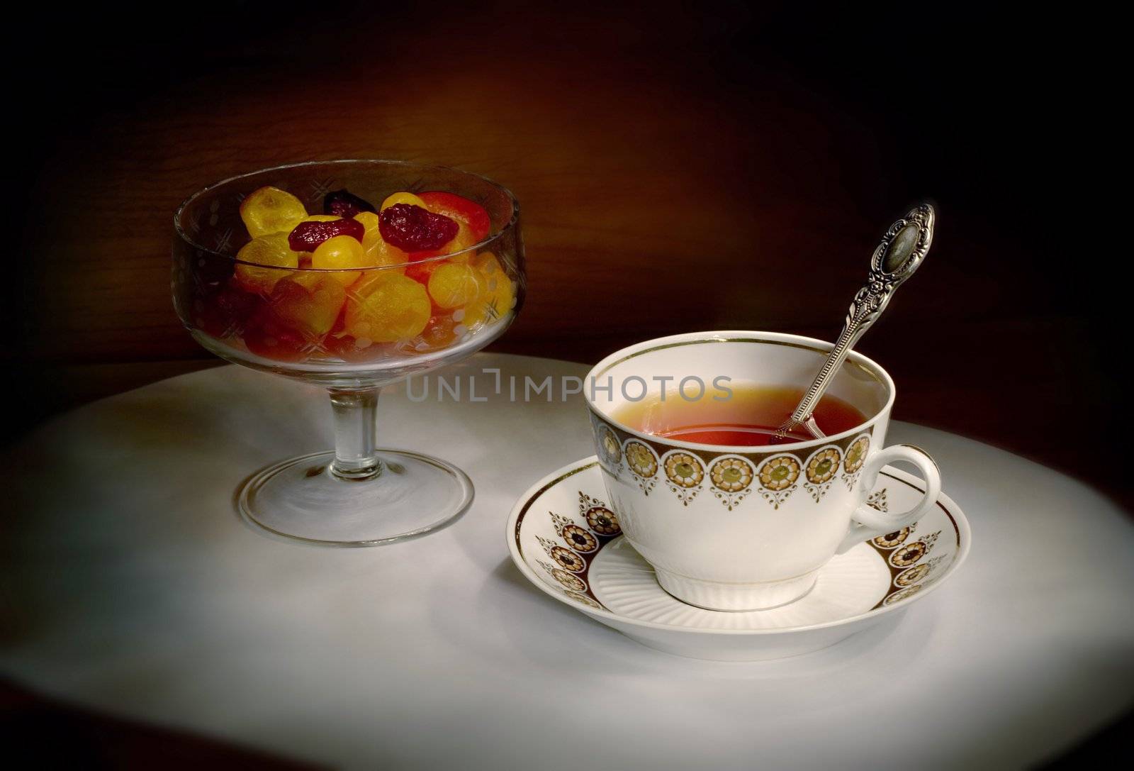 Still-life with a cup of tea by pzaxe