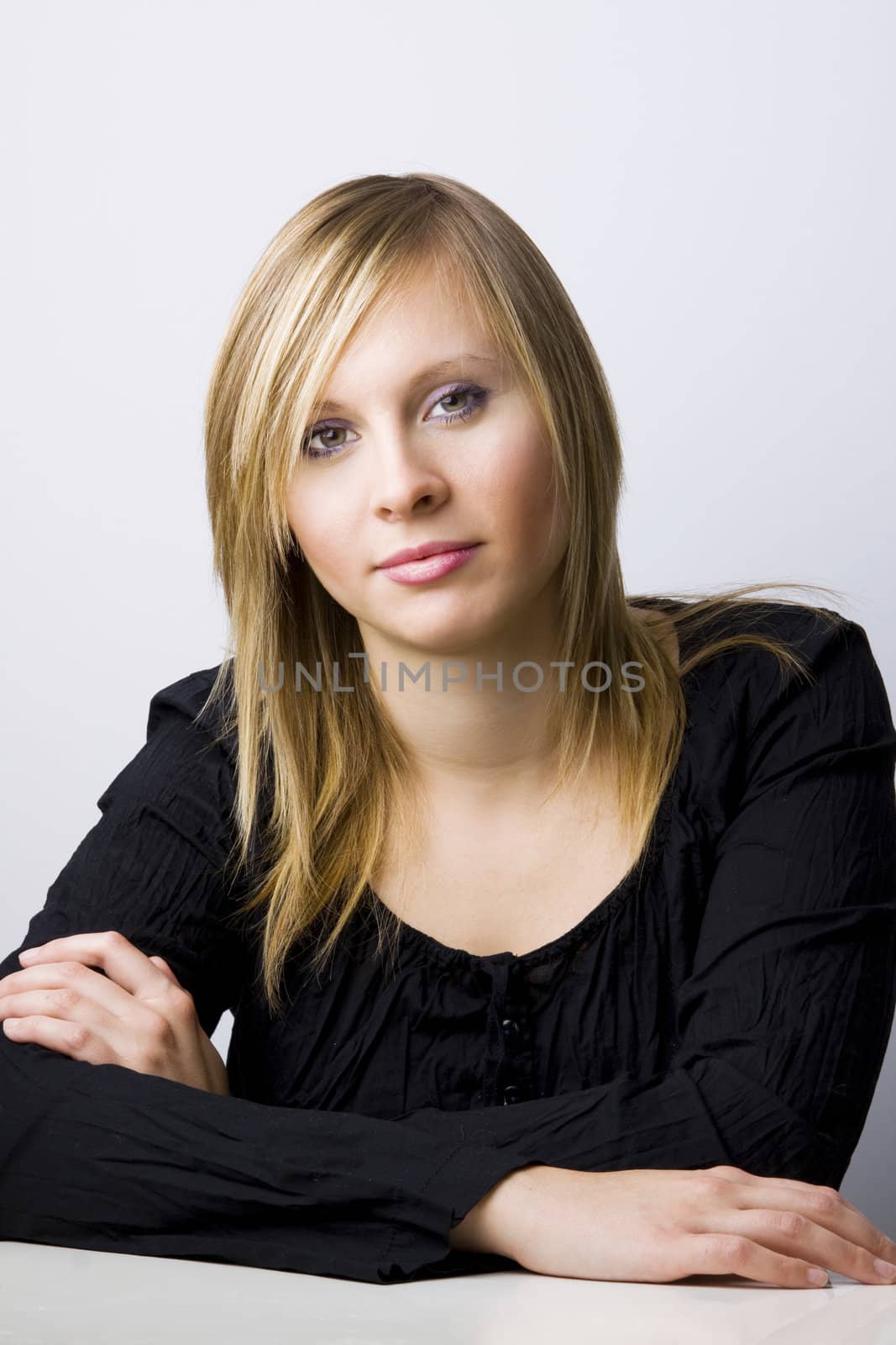 young pretty woman portrait