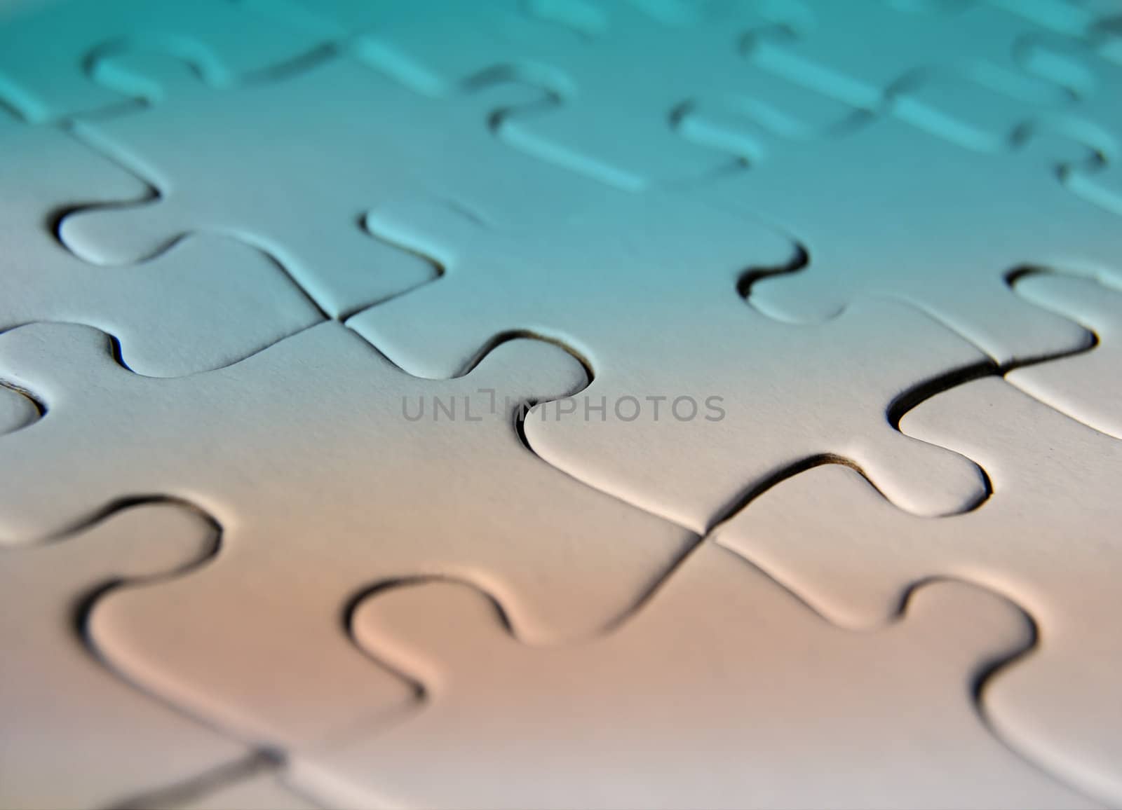 Blue jigsaw puzzle by yorkman