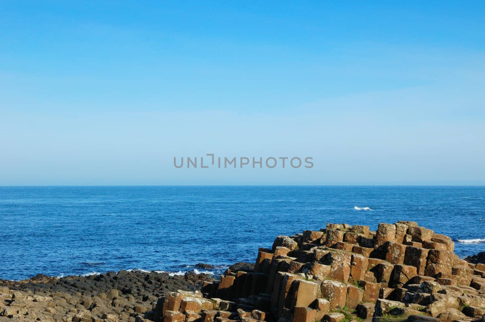 Giants Causeway tourist attraction in Northern Ireland