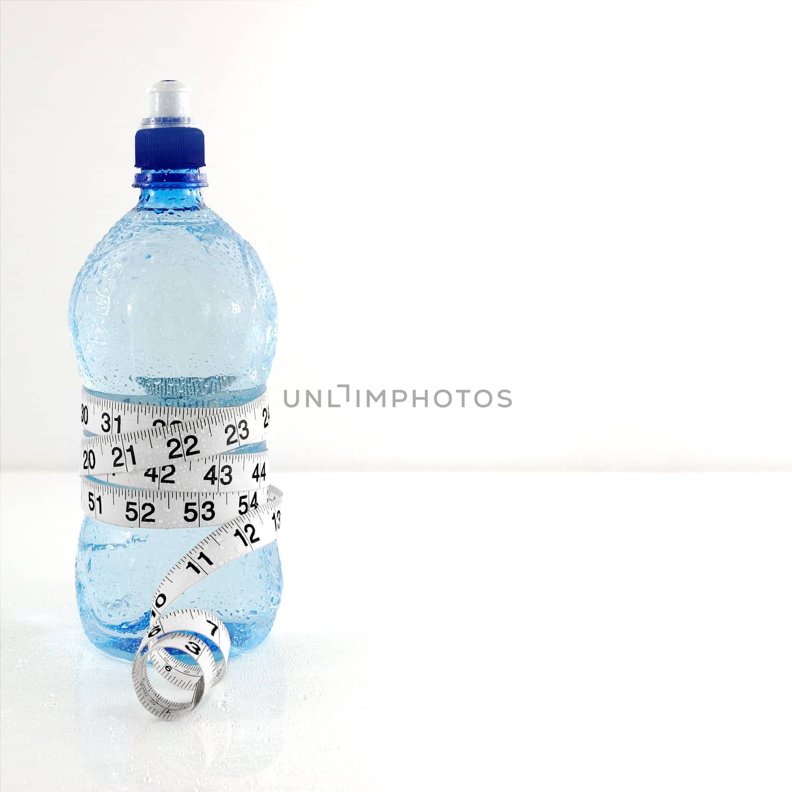 Water bottle diet concept by maggiemolloy