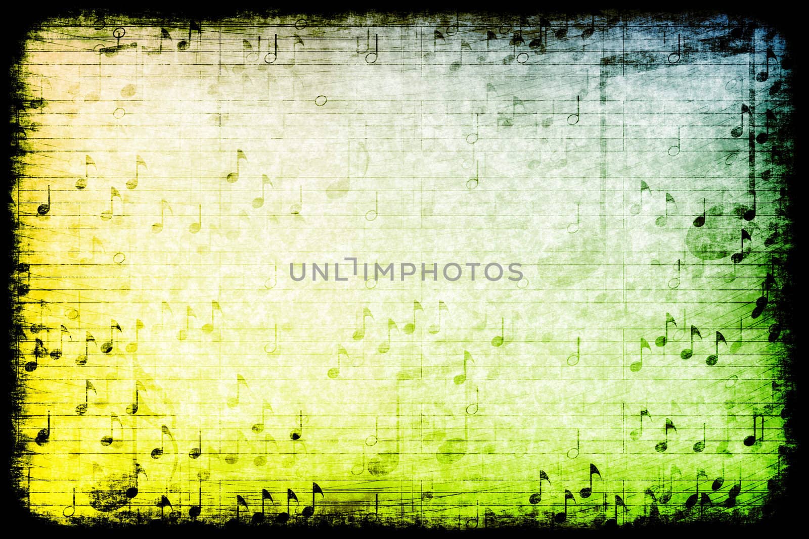 A Music Themed Abstract Grunge Background Texture
