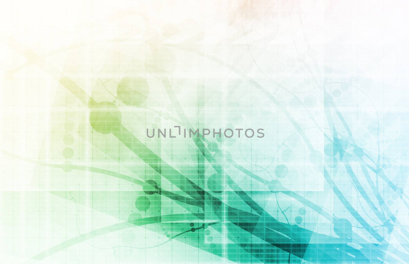 Futuristic Background as a Network Concept Art