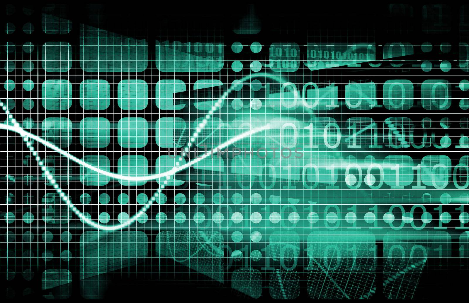 Cyber Security Internet Concept as a Background