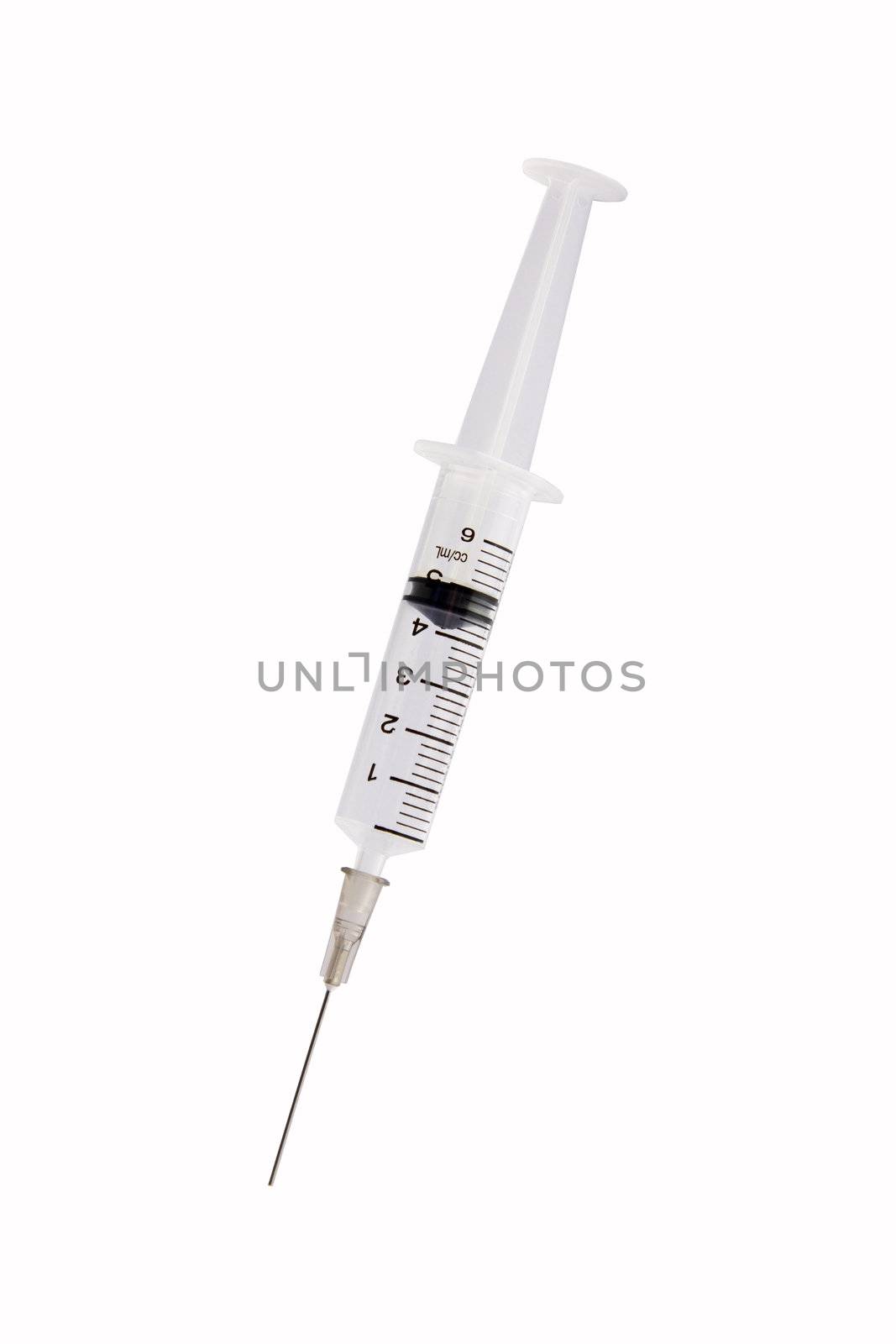 Syringe with needle by Jaykayl