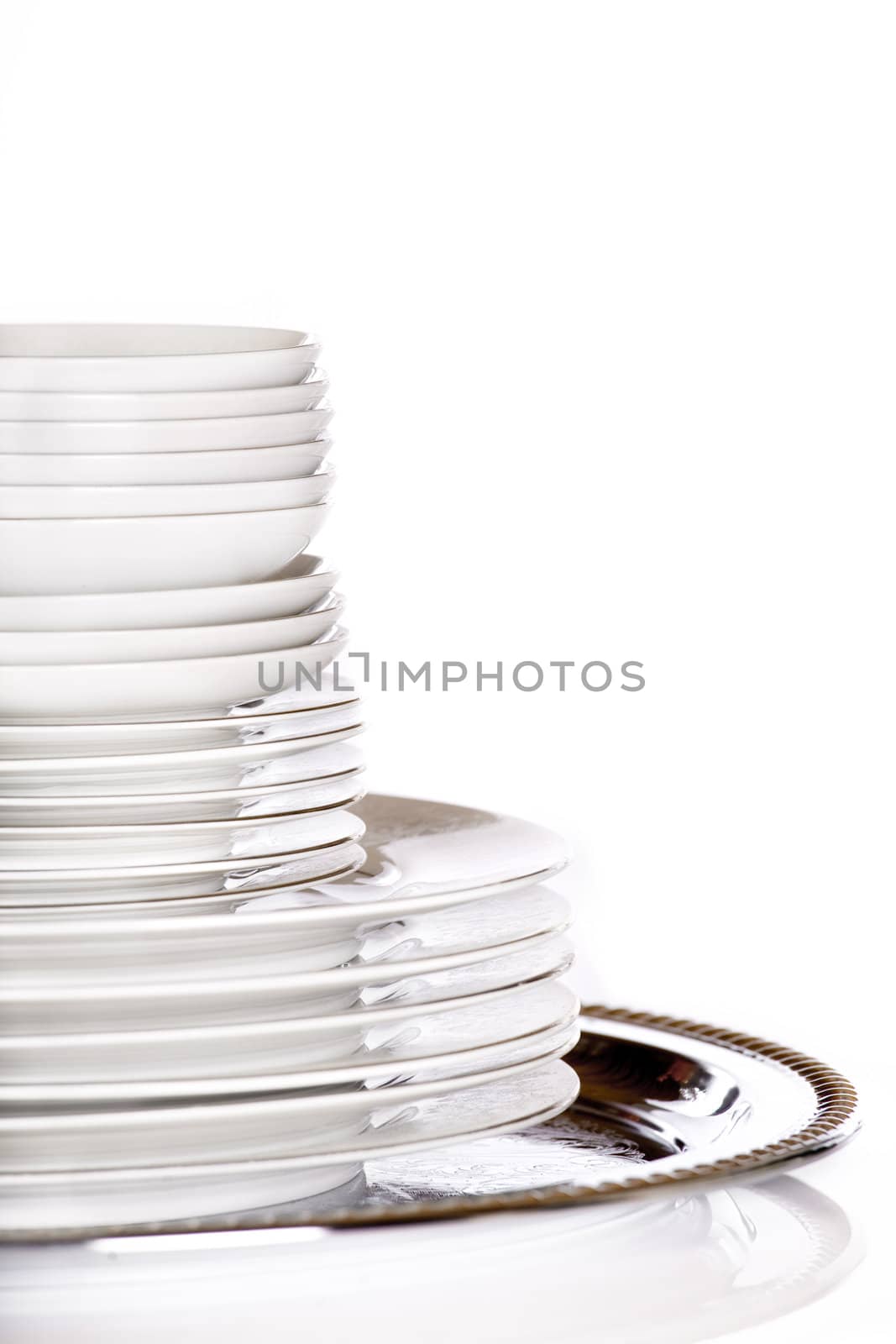 Stack of dishes by jarenwicklund