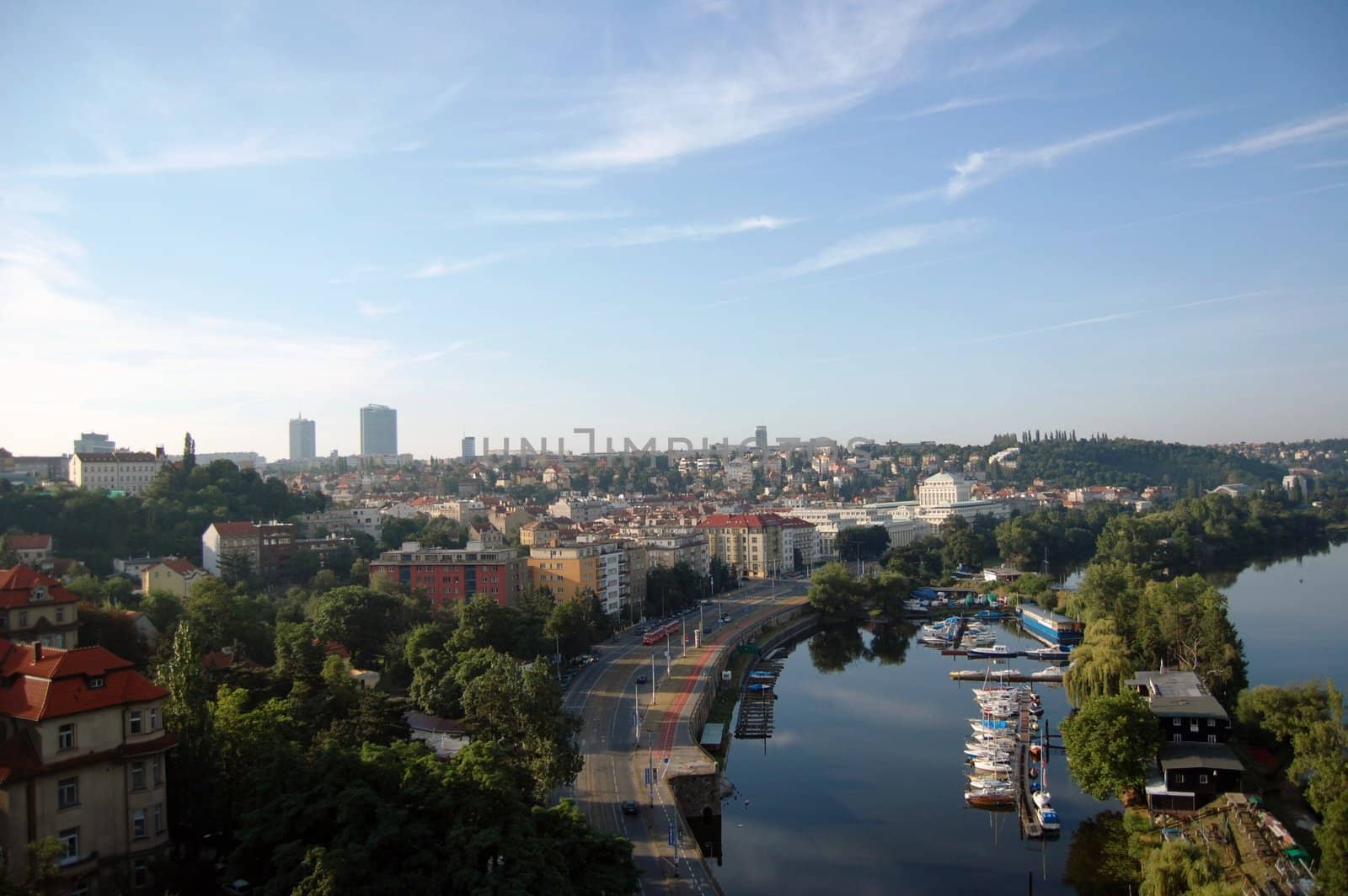 View of beautiful Prague in Czech Republic