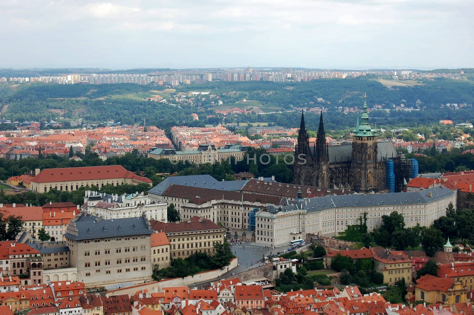 View of beautiful Prague in Czech Republic