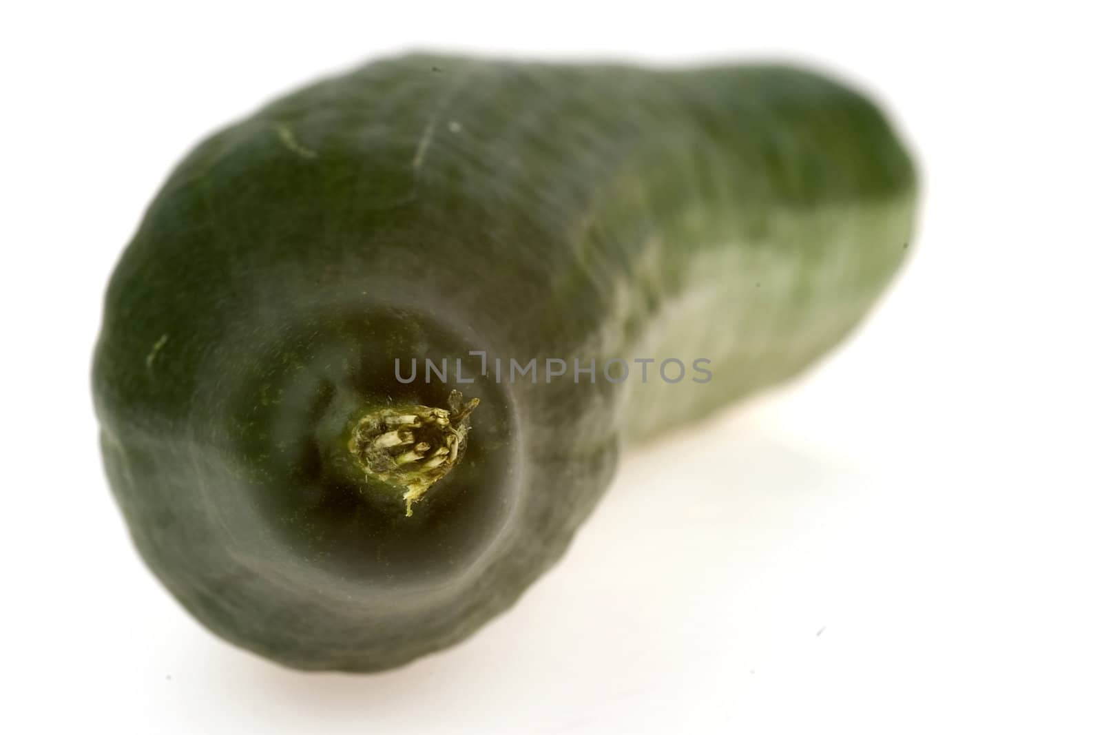 a crazy closeup of a healthy cucumber