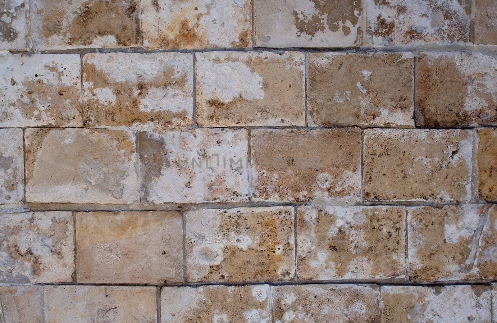 White stone blocks wall by tsvgloom