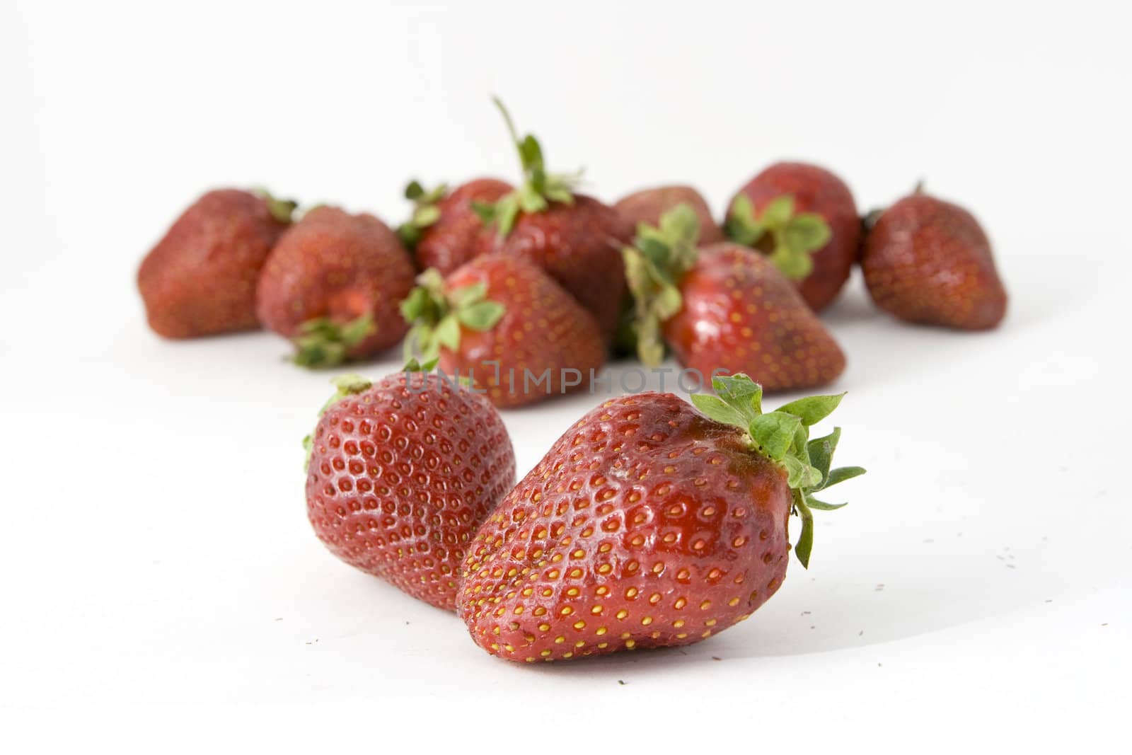strawberries isolated