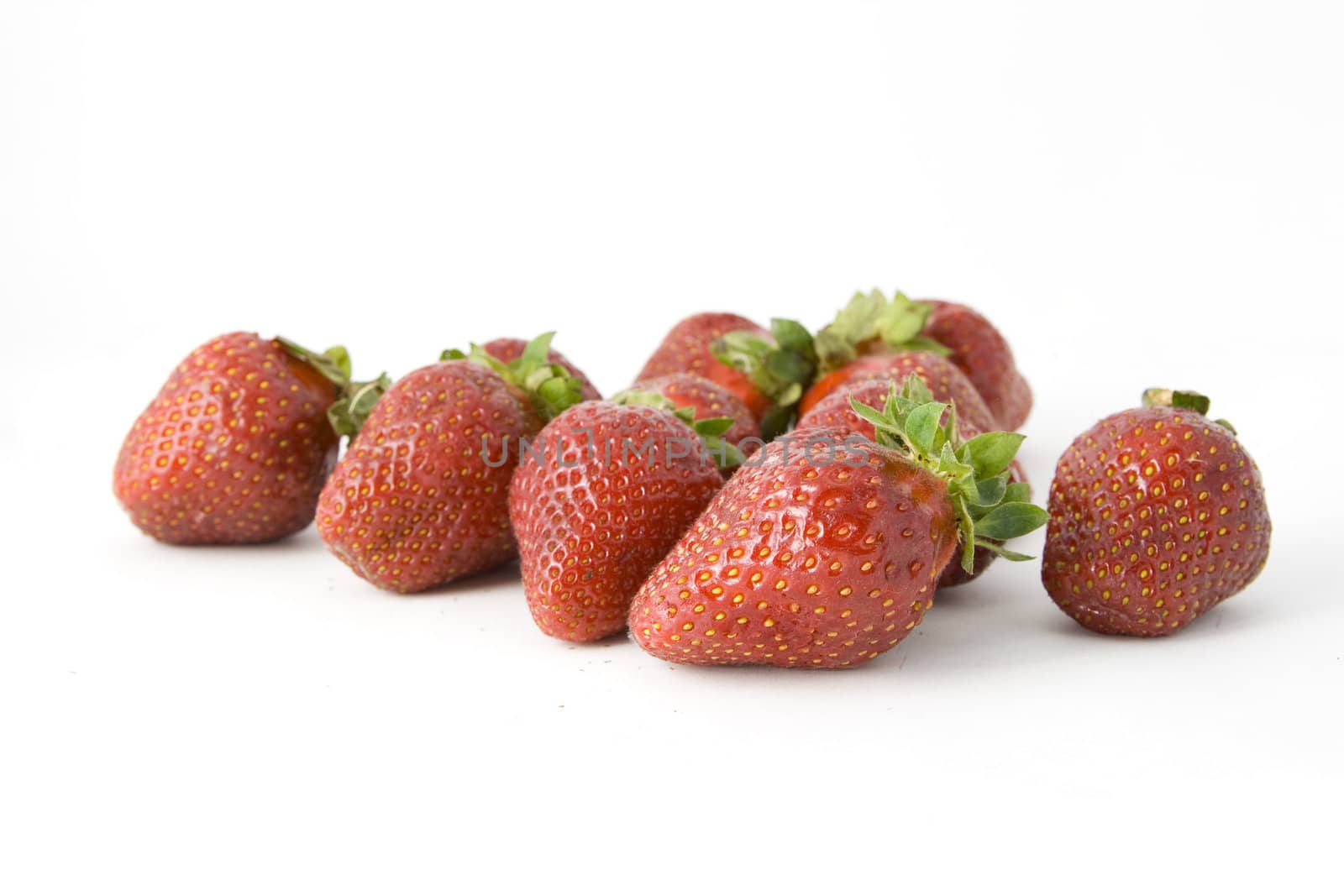 strawberries isolated