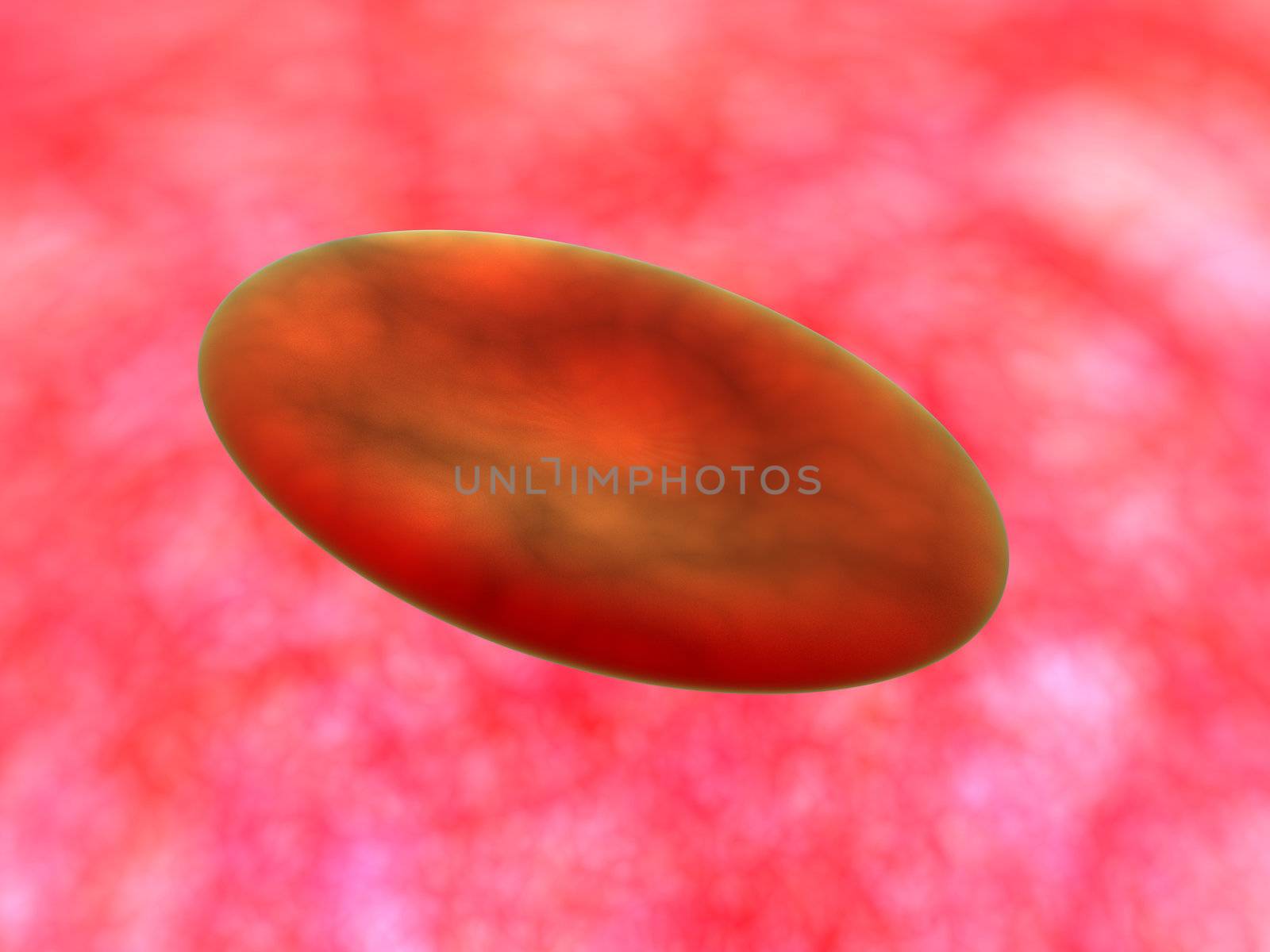 Hemoblogin Cell. 3D rendered Illustration.