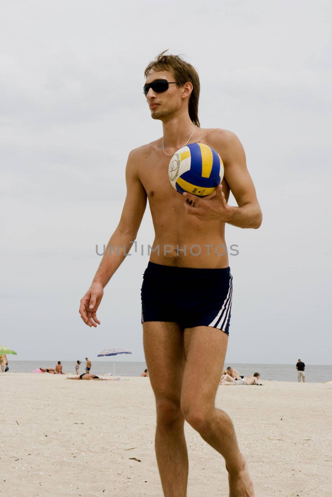 man with ball