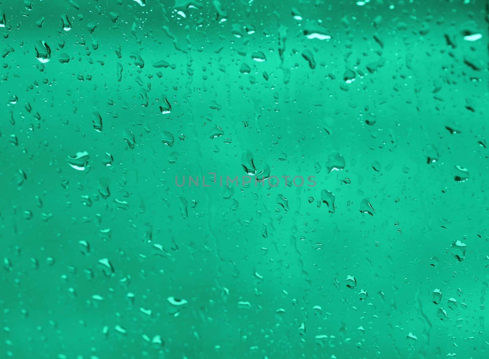 a picture of water drops on window