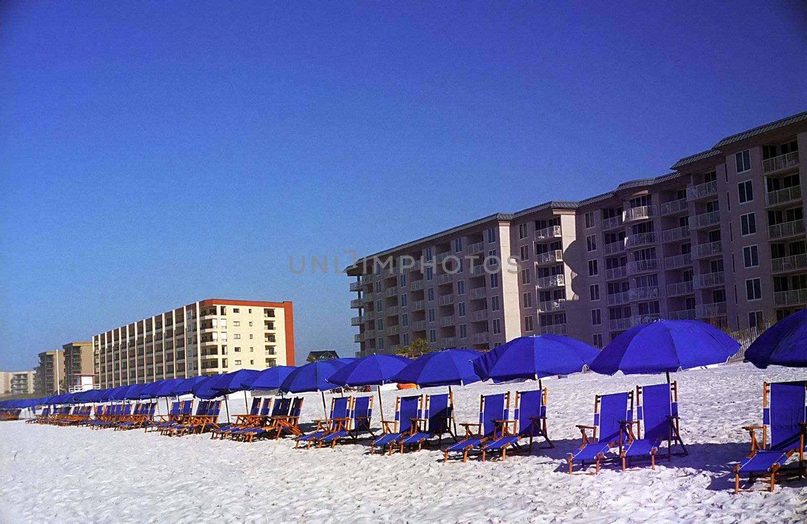 Condos and Beach Chairs by namdlo