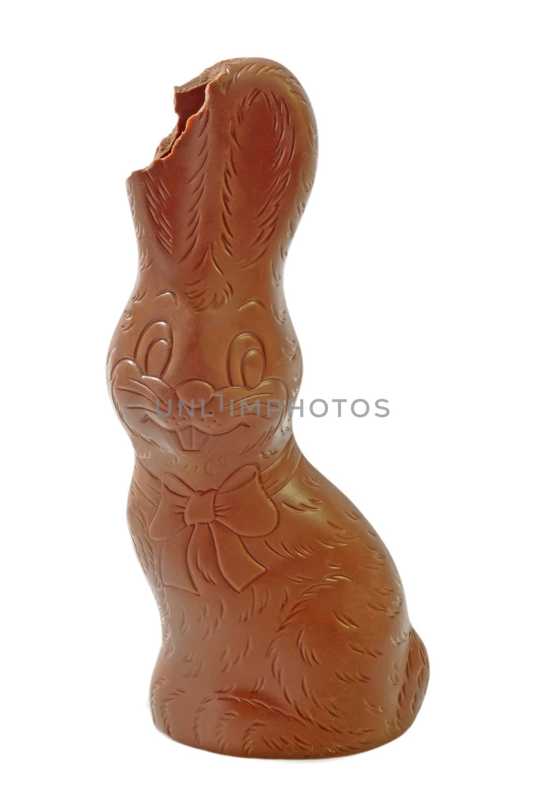 Chocolate Easter Bunny. Traditional Easter sweet.
