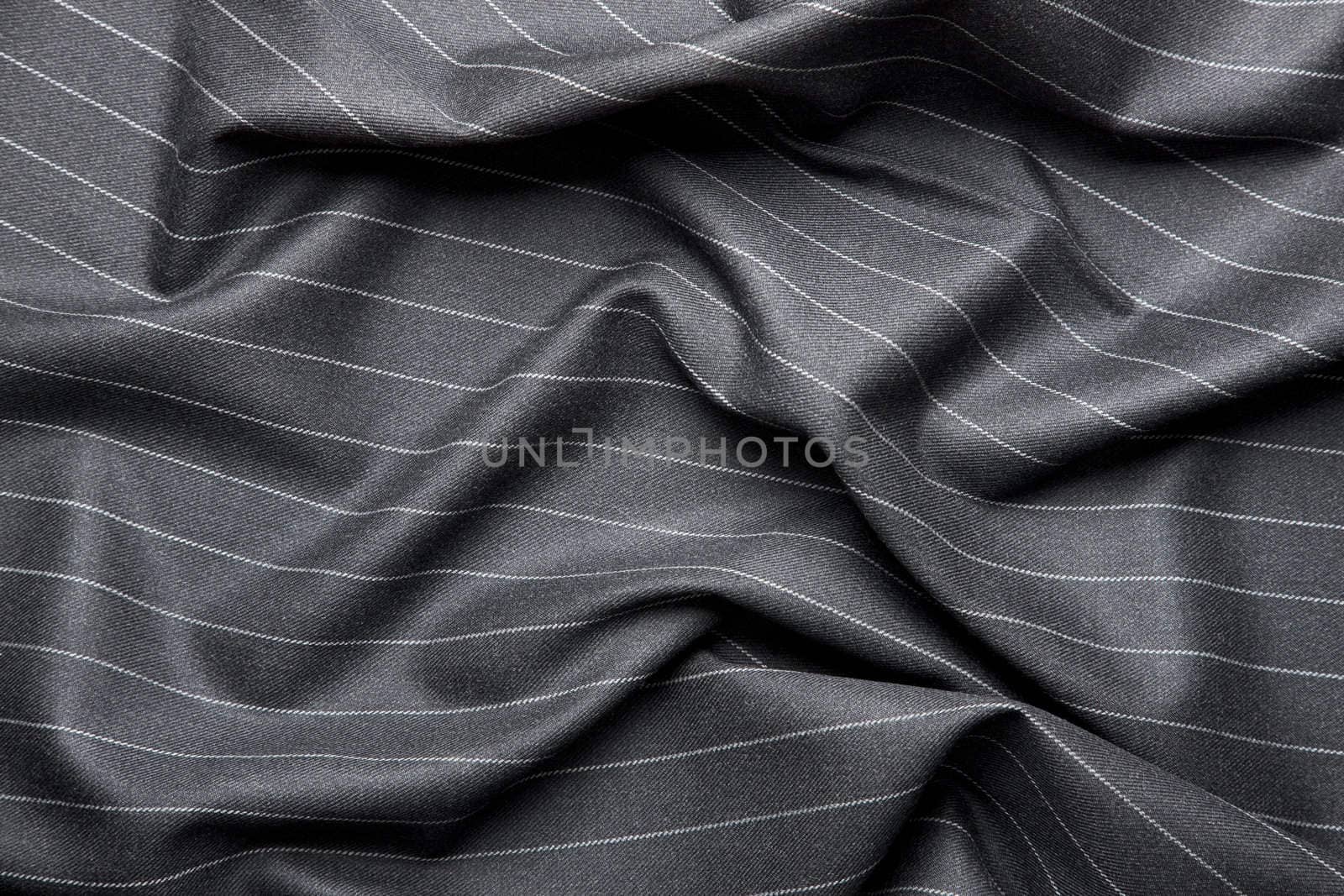 High quality pin stripe suit background texture with folds