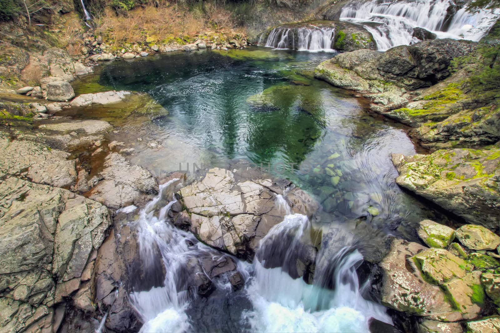 Dougan Falls in Washington by Davidgn