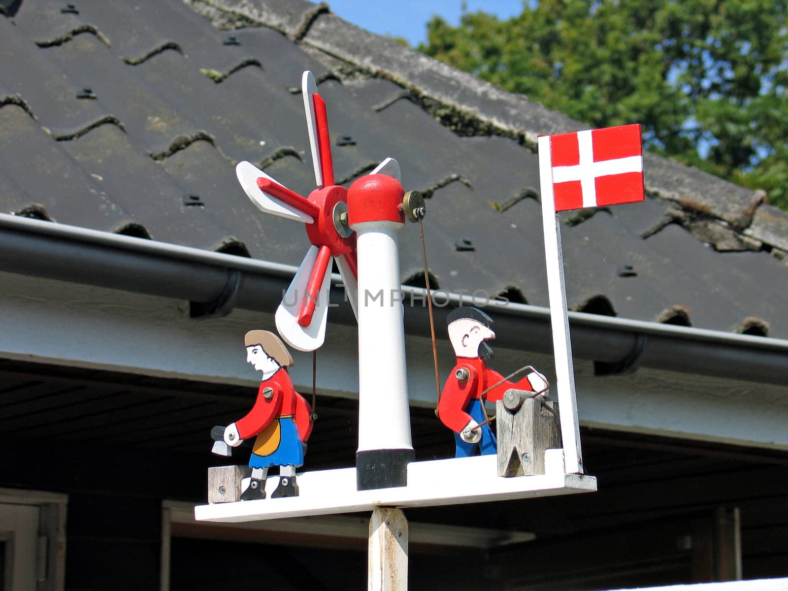 Old style Danish wind direction finder, Denmark