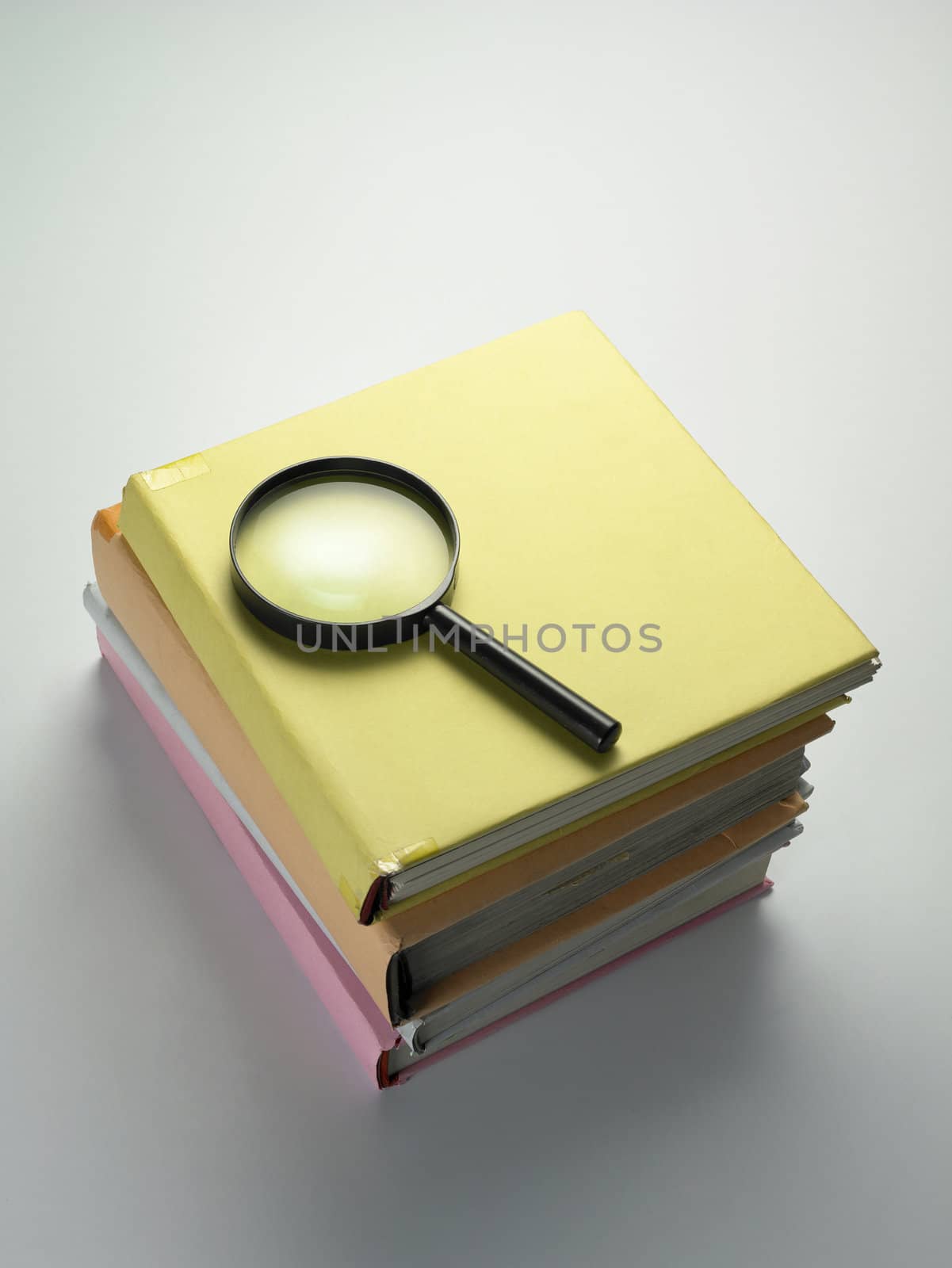 book and magnifier by eskaylim