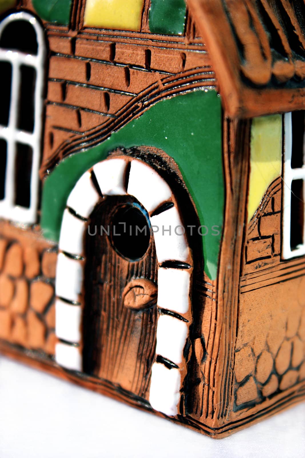 house is a beautiful house, a toy, clay houses, small