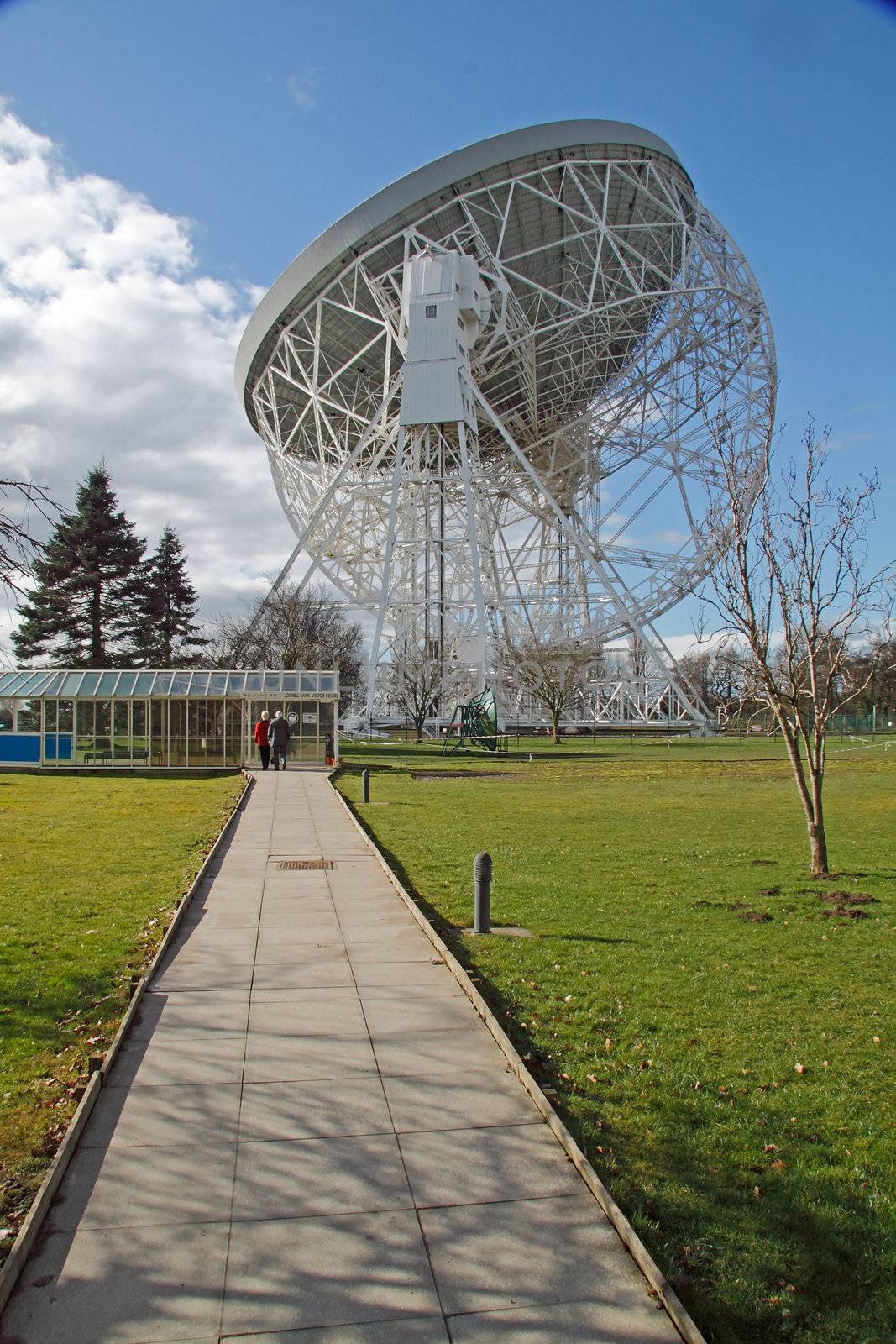 The Jodrell Bank radio telescope, now over 50 years old. When it was built it was the World's largest.